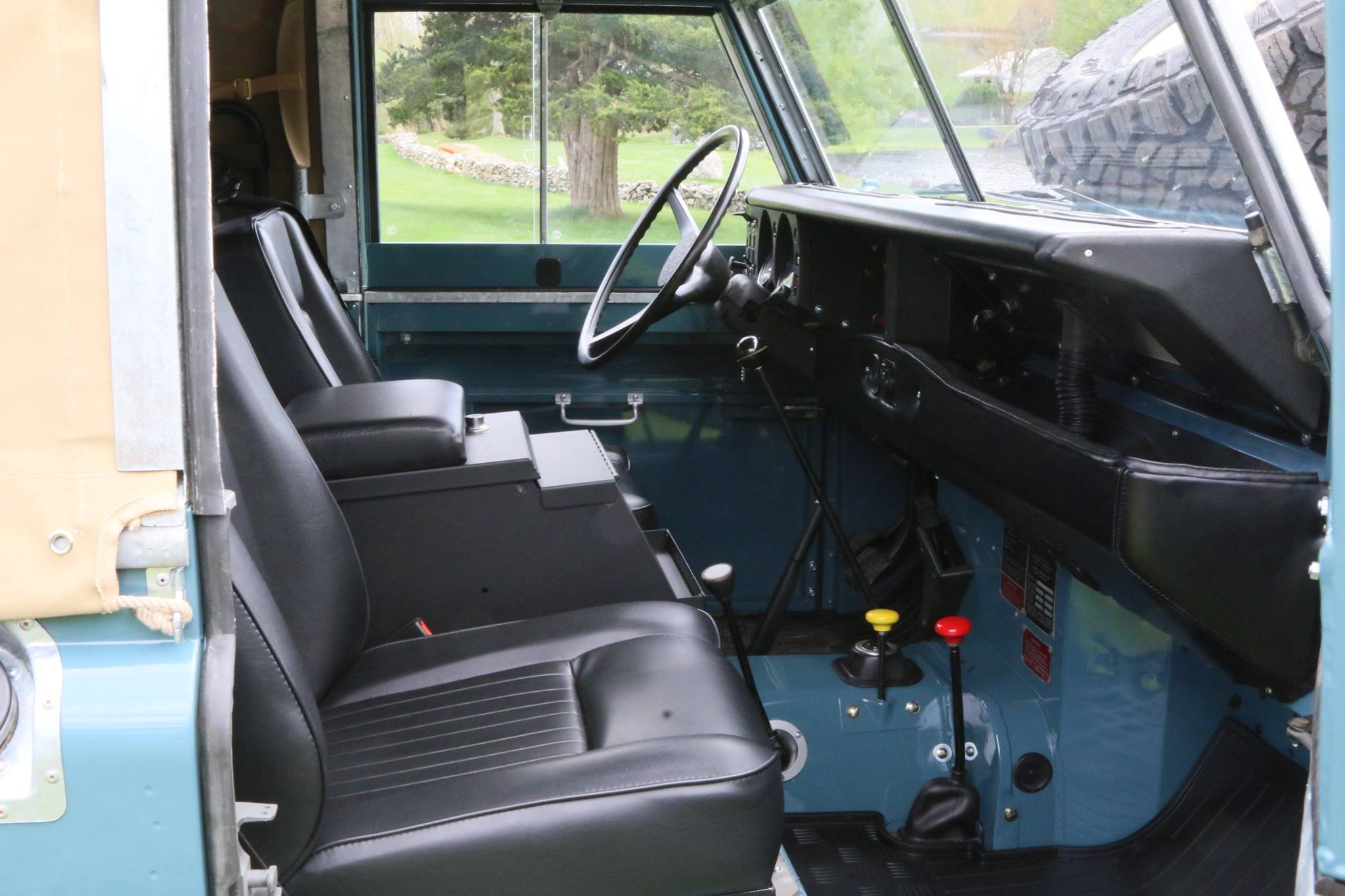 Land Rover Series III with new interior.