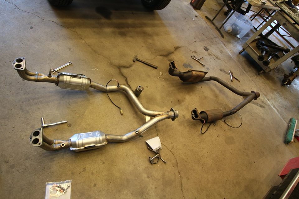 A complete new NRP stainless steel exhaust system is installed.