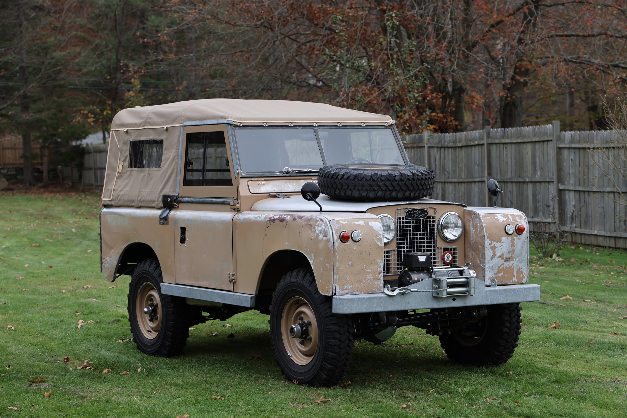 1959 Land Rover Series II Sand Patina Photo 3