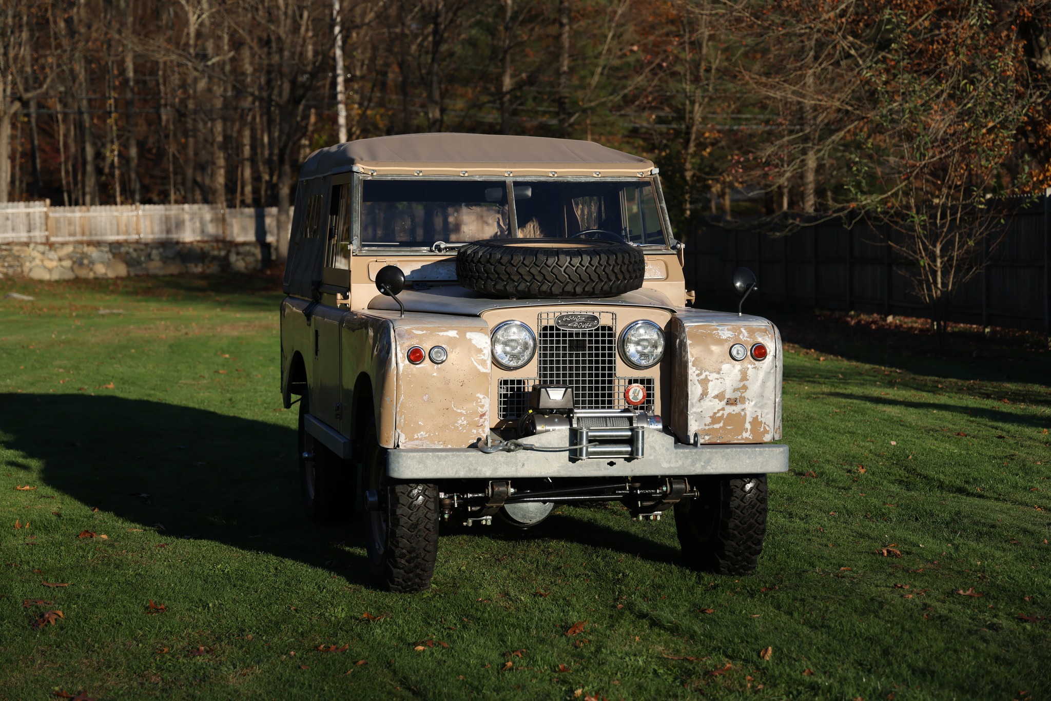 1959 Land Rover Series II Sand Patina Photo 4