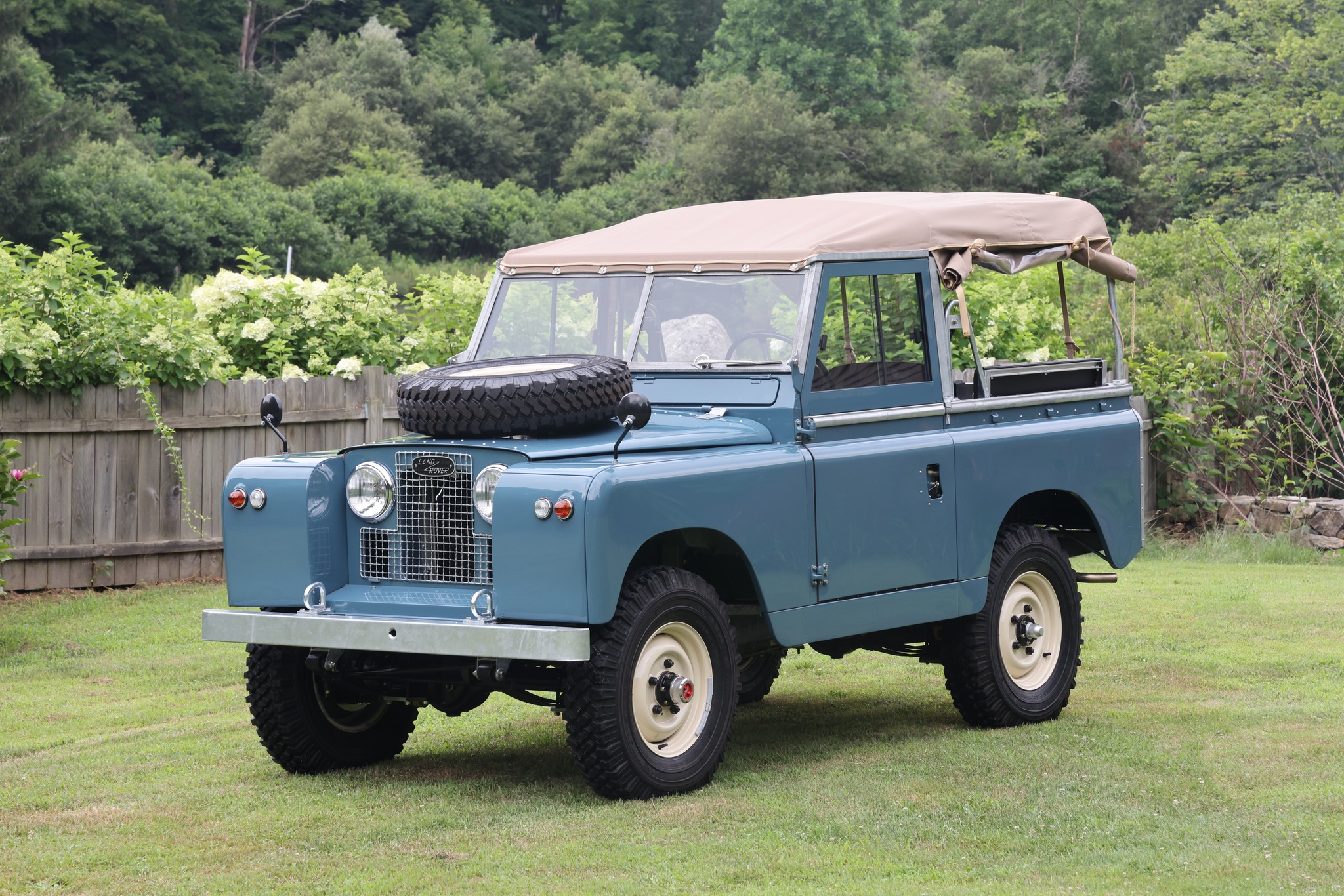 1962 Land Rover Series IIA 109 Inch Marine Blue Patina