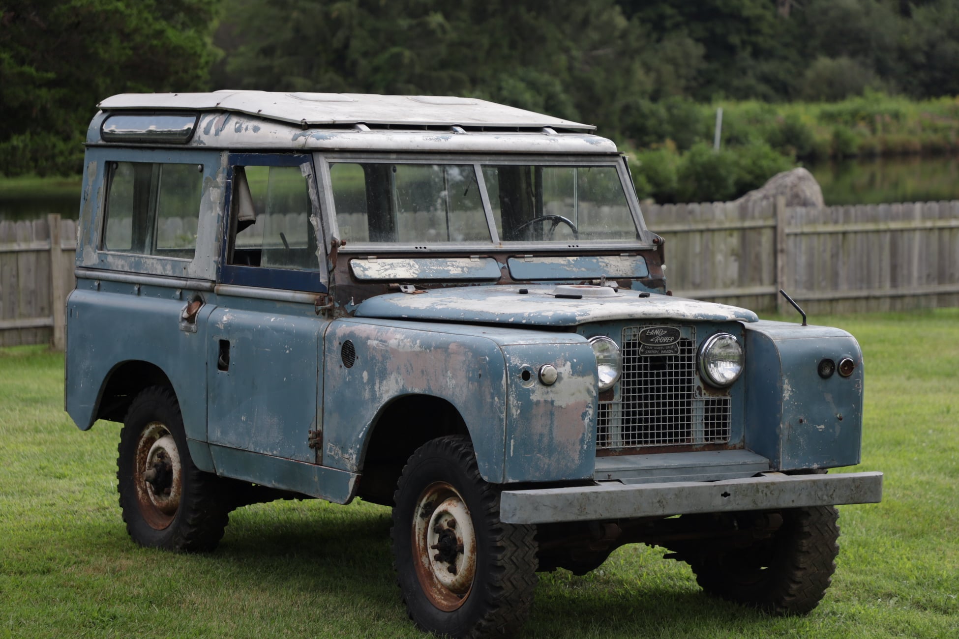 1962 Land Rover Series IIA Marine Blue Photo 4