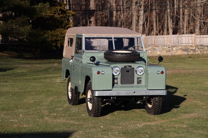 1962 Land Rover Series IIA Pastel Green Restored 1