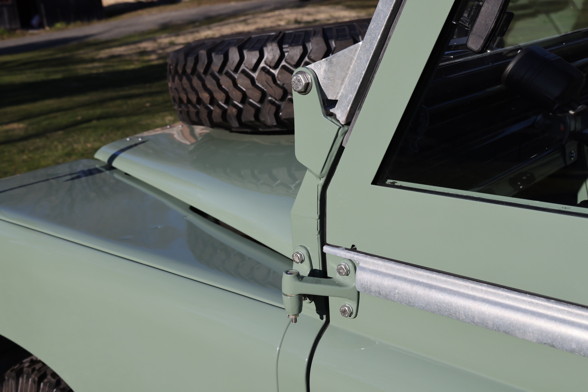 1962 Land Rover Series IIA Pastel Green Restored 14