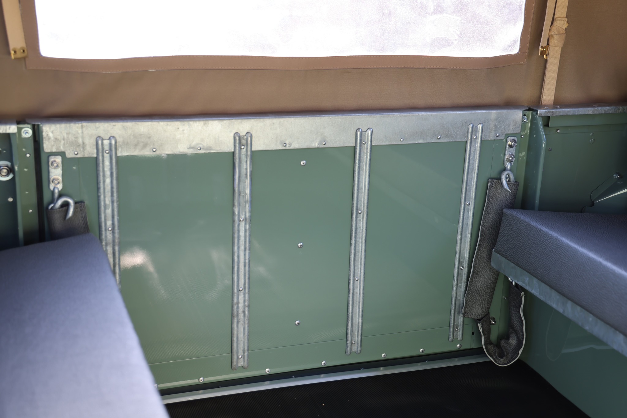 1962 Land Rover Series IIA Pastel Green Restored 16