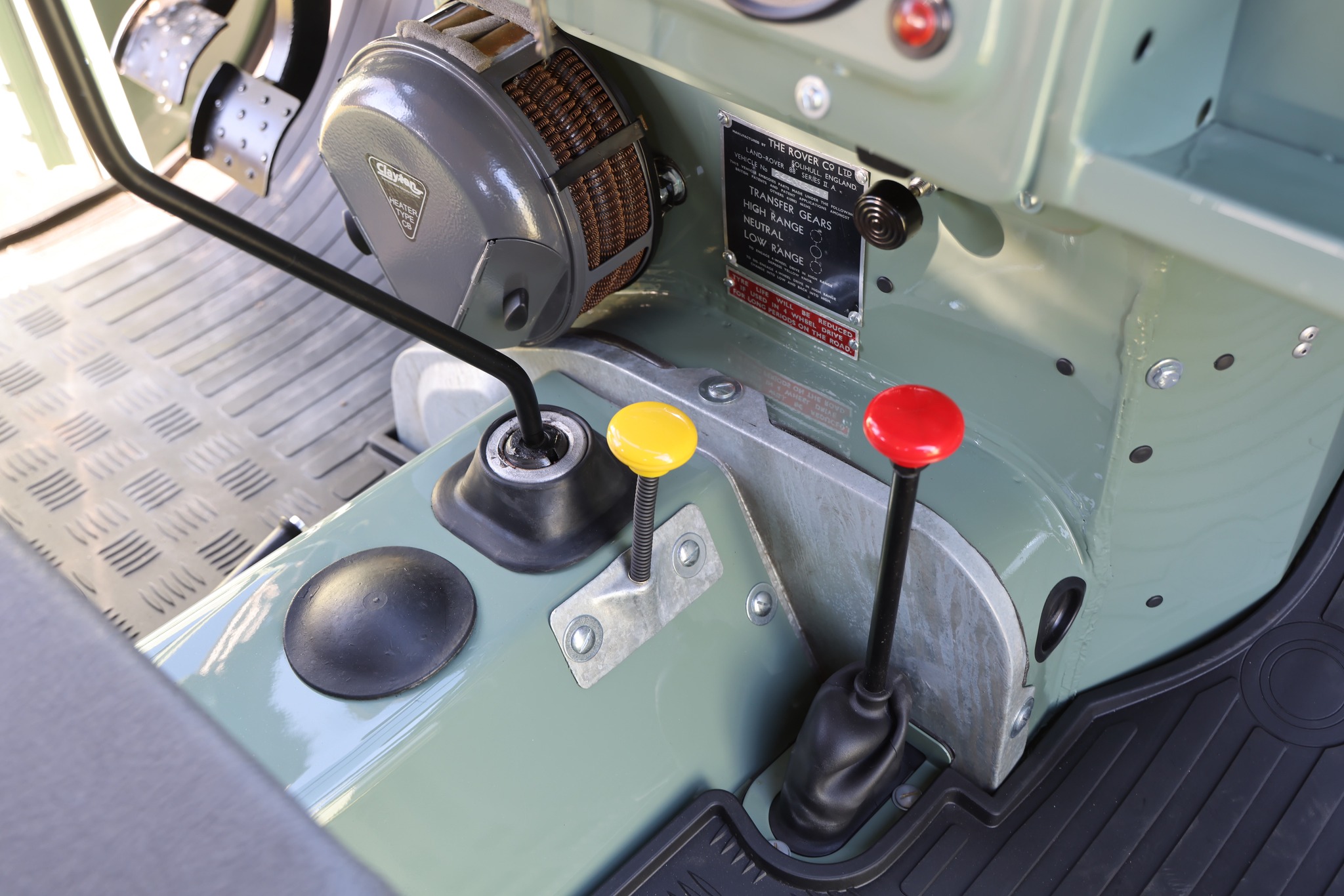 1962 Land Rover Series IIA Pastel Green Restored 17