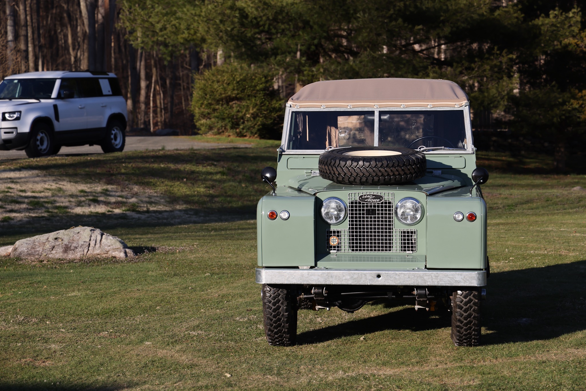 1962 Land Rover Series IIA Pastel Green Restored 5