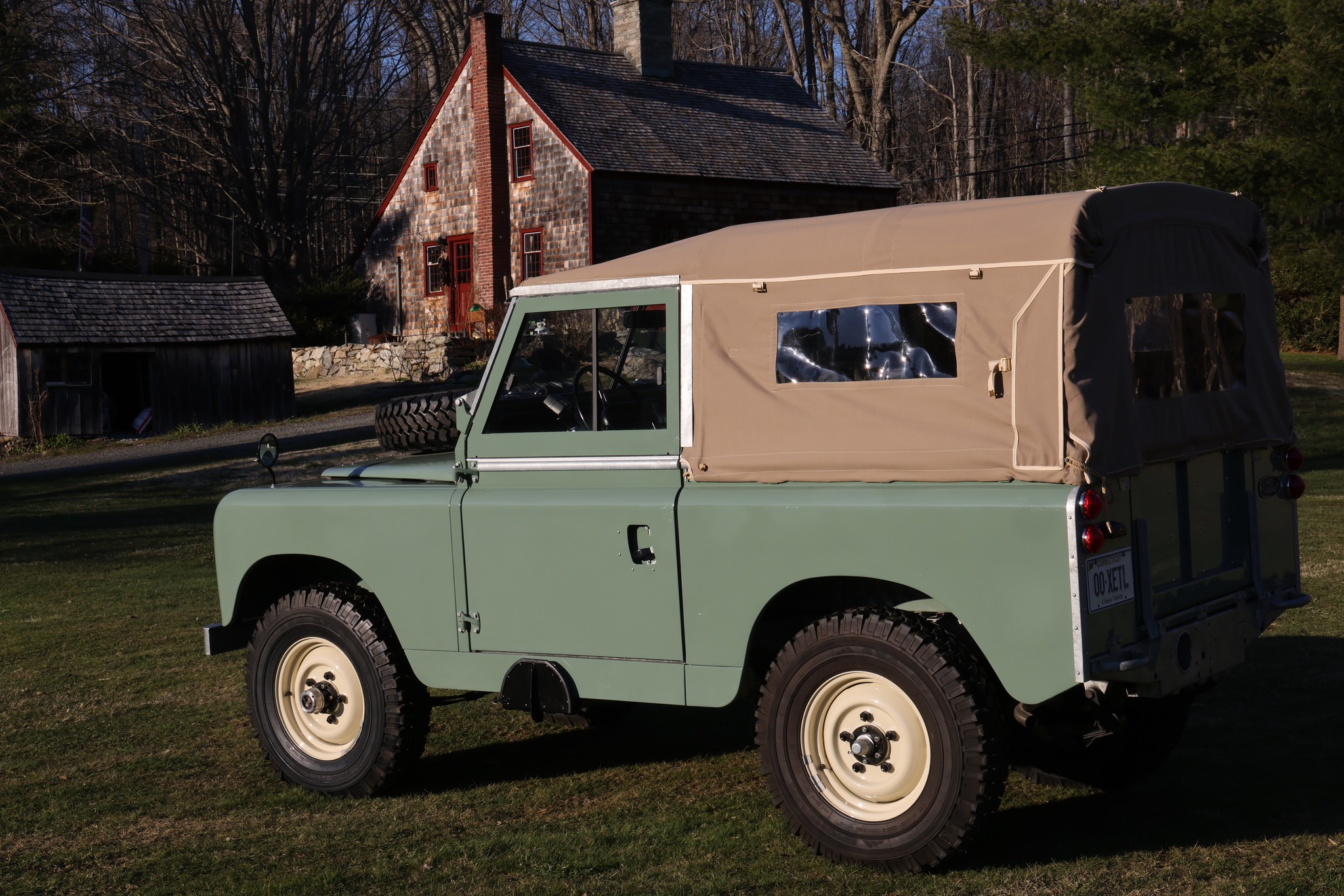 1962 Land Rover Series IIA Pastel Green Restored 7