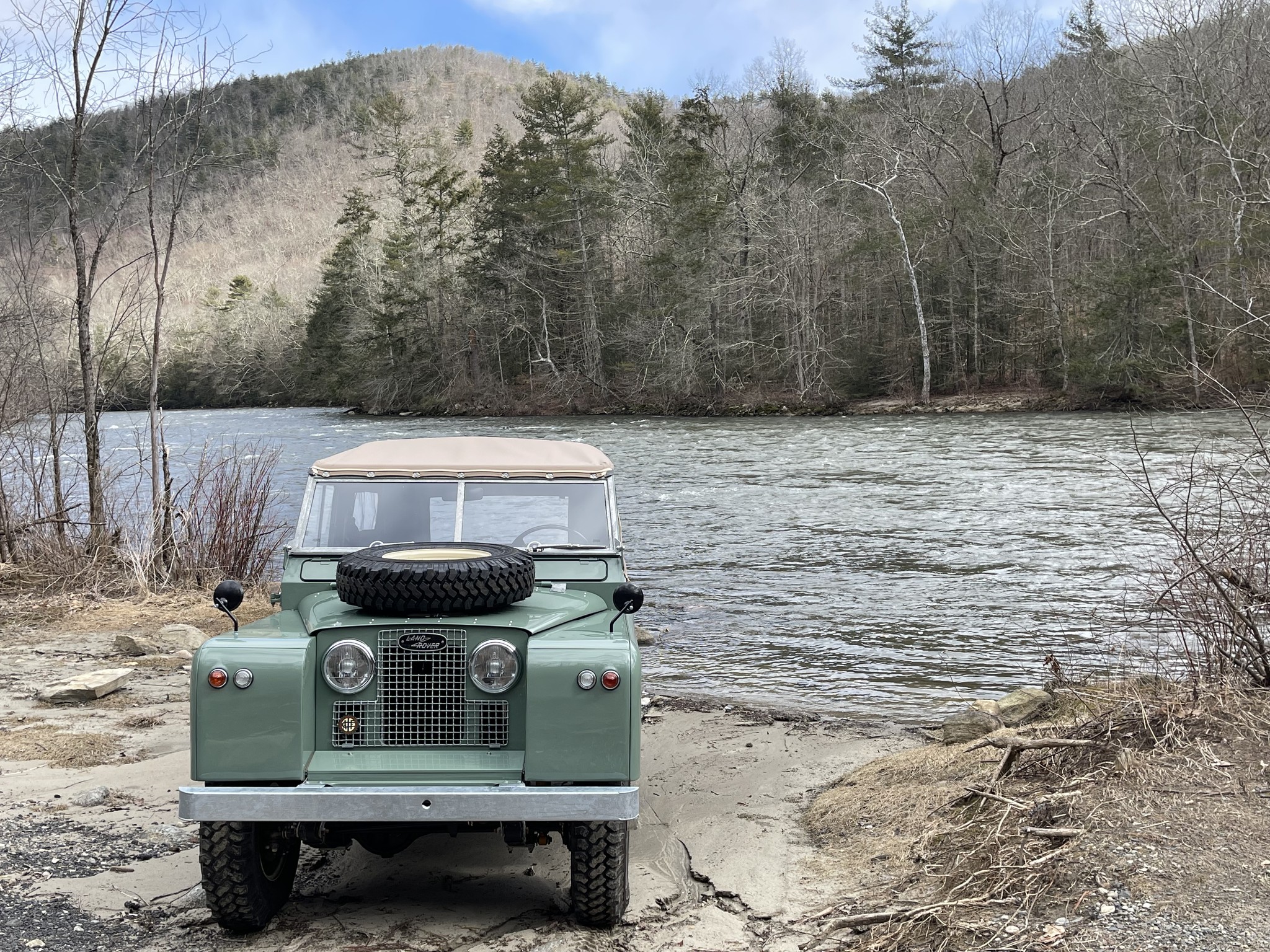 1962 Land Rover Series IIA Pastel Green Restored 8