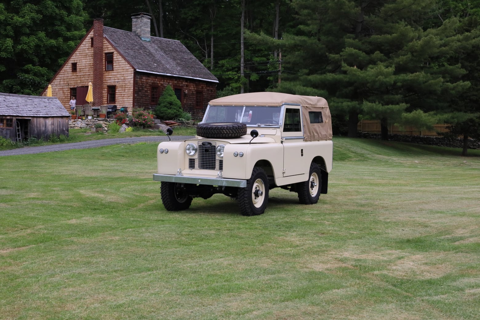 1963 Land Rover Series IIA Limestone Photo 3