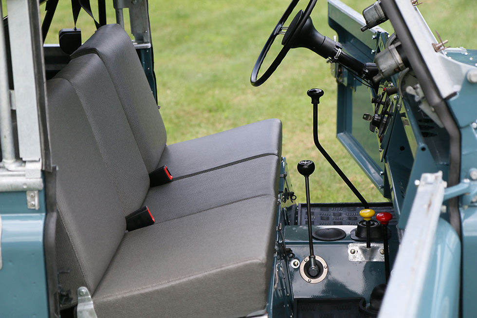 Interior of 1964 Land Rover Series IIA