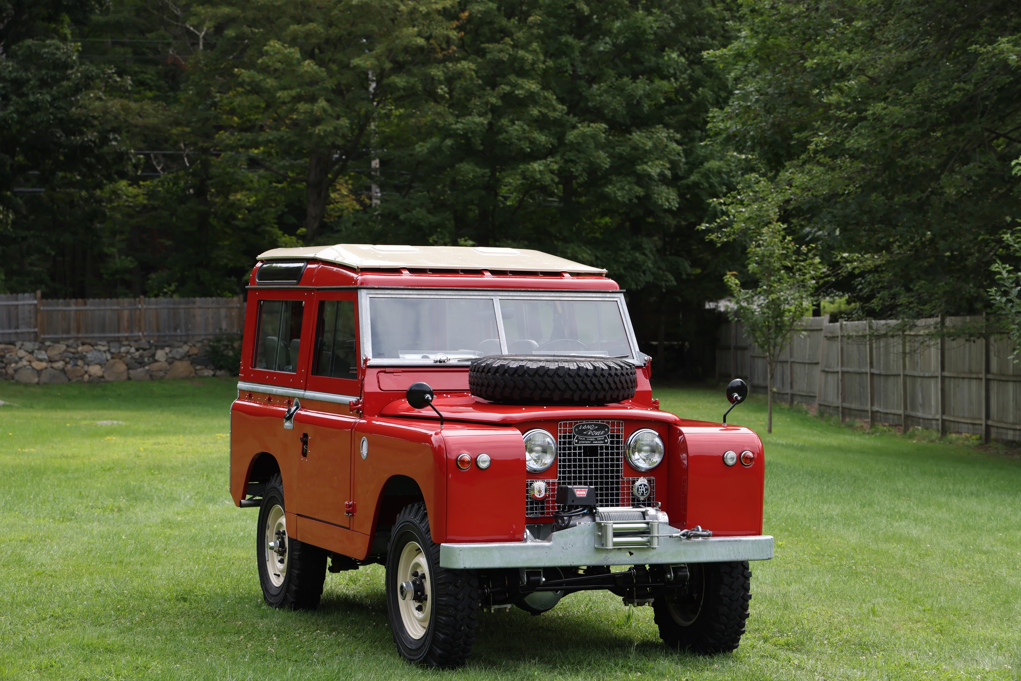 1964 Land Rover Series IIA Poppy Red North America Overland