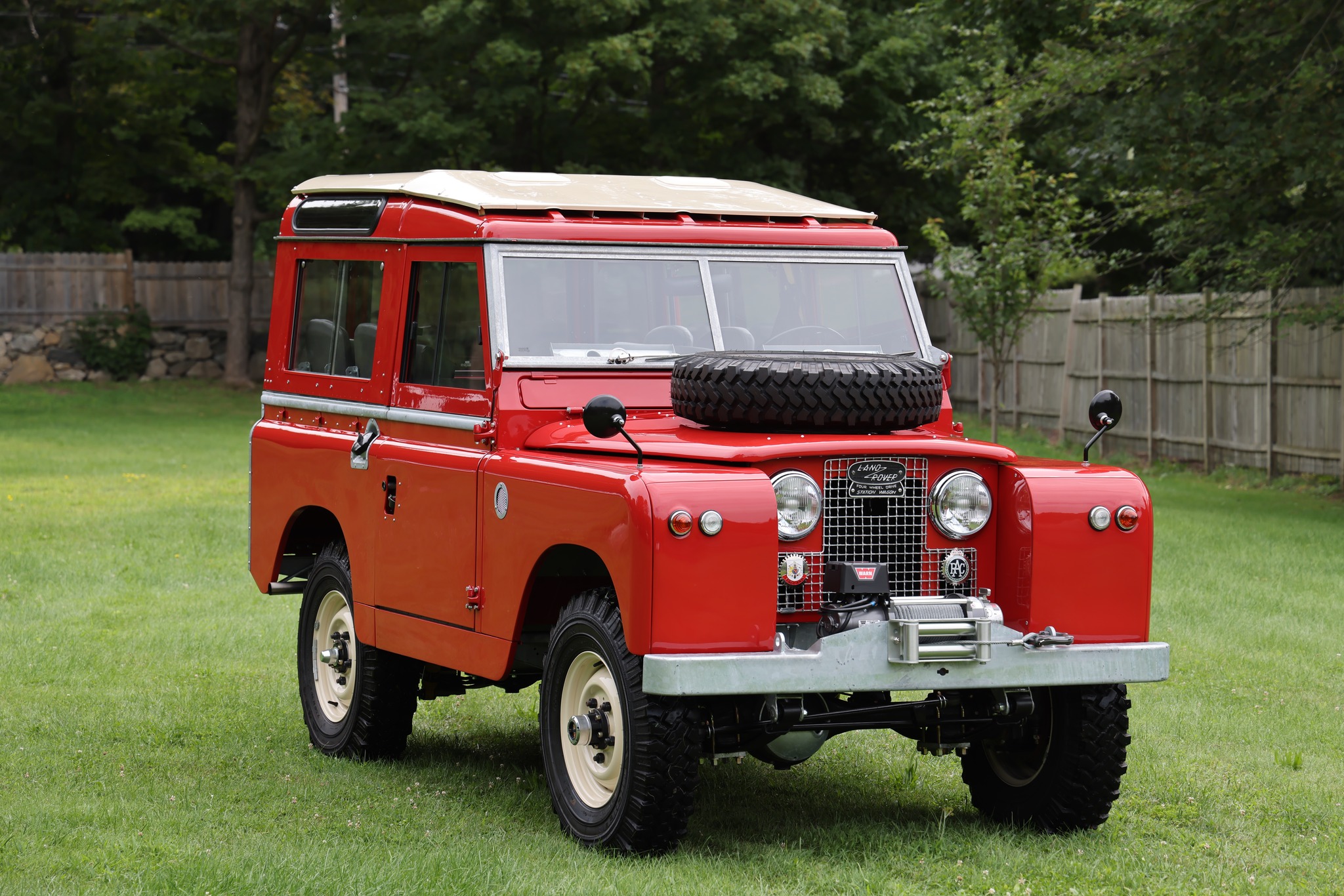1964 Land Rover Series IIA Poppy Red 88 Inch