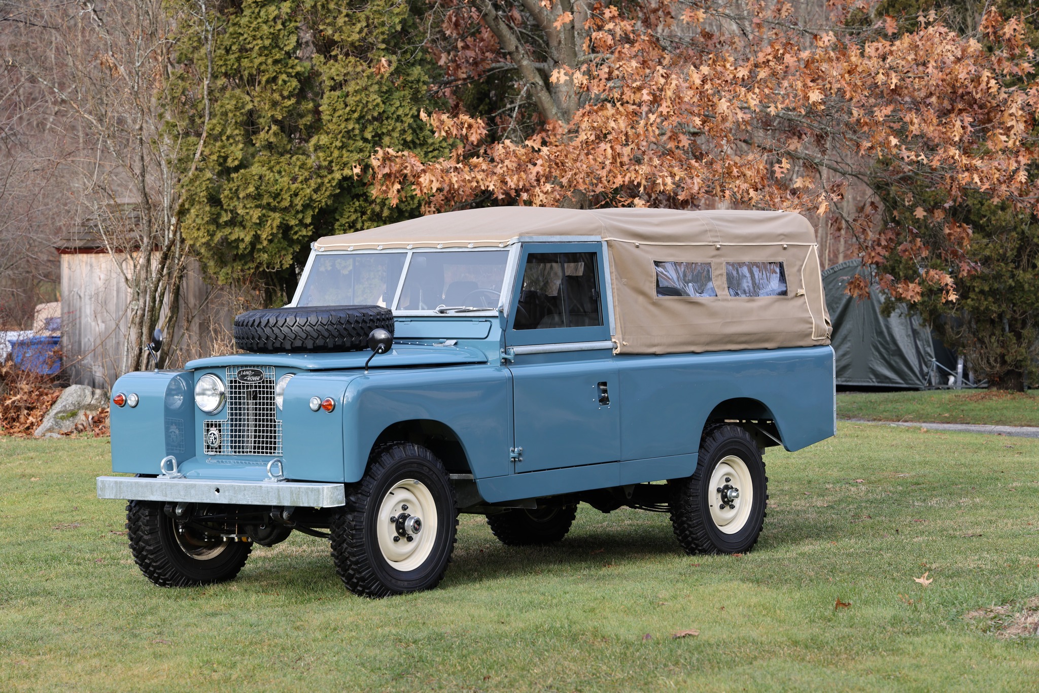 1965 Land Rover Series IIA Marine Blue 109 Inch Photo 1