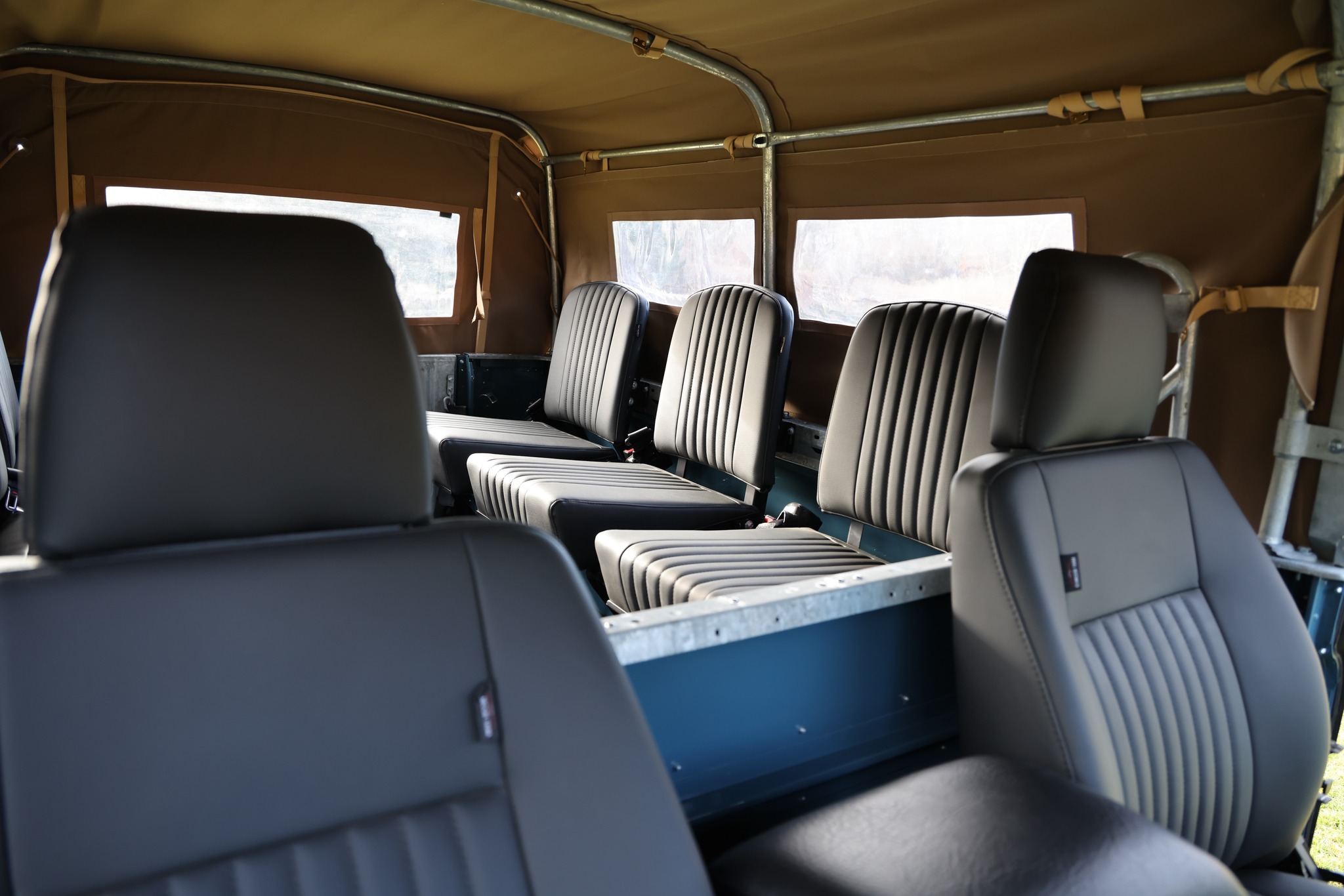 1965 Land Rover Series IIA Marine Blue 109 Inch Photo 10