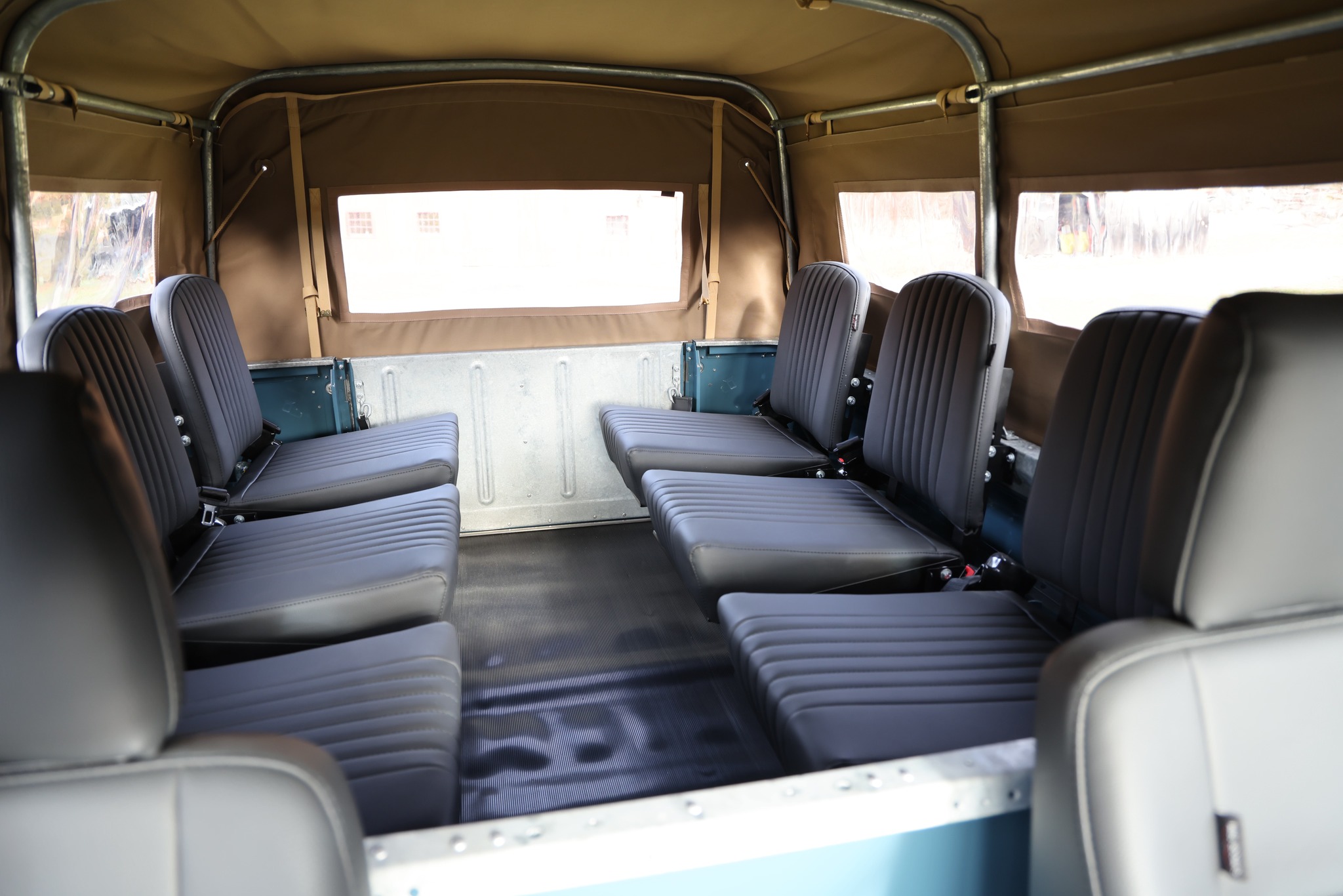 1965 Land Rover Series IIA Marine Blue 109 Inch Photo 14