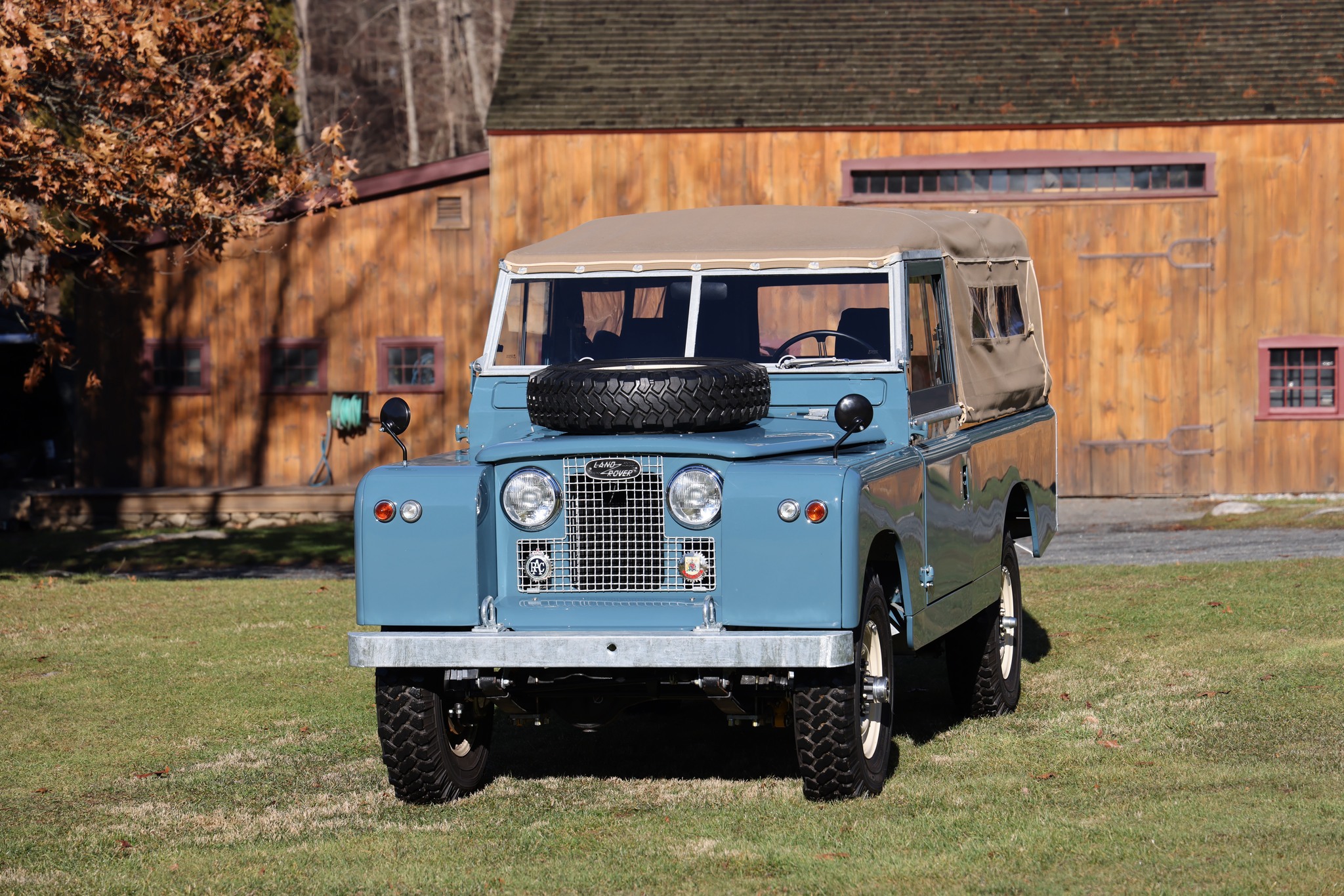 1965 Land Rover Series IIA Marine Blue 109 Inch Photo 2