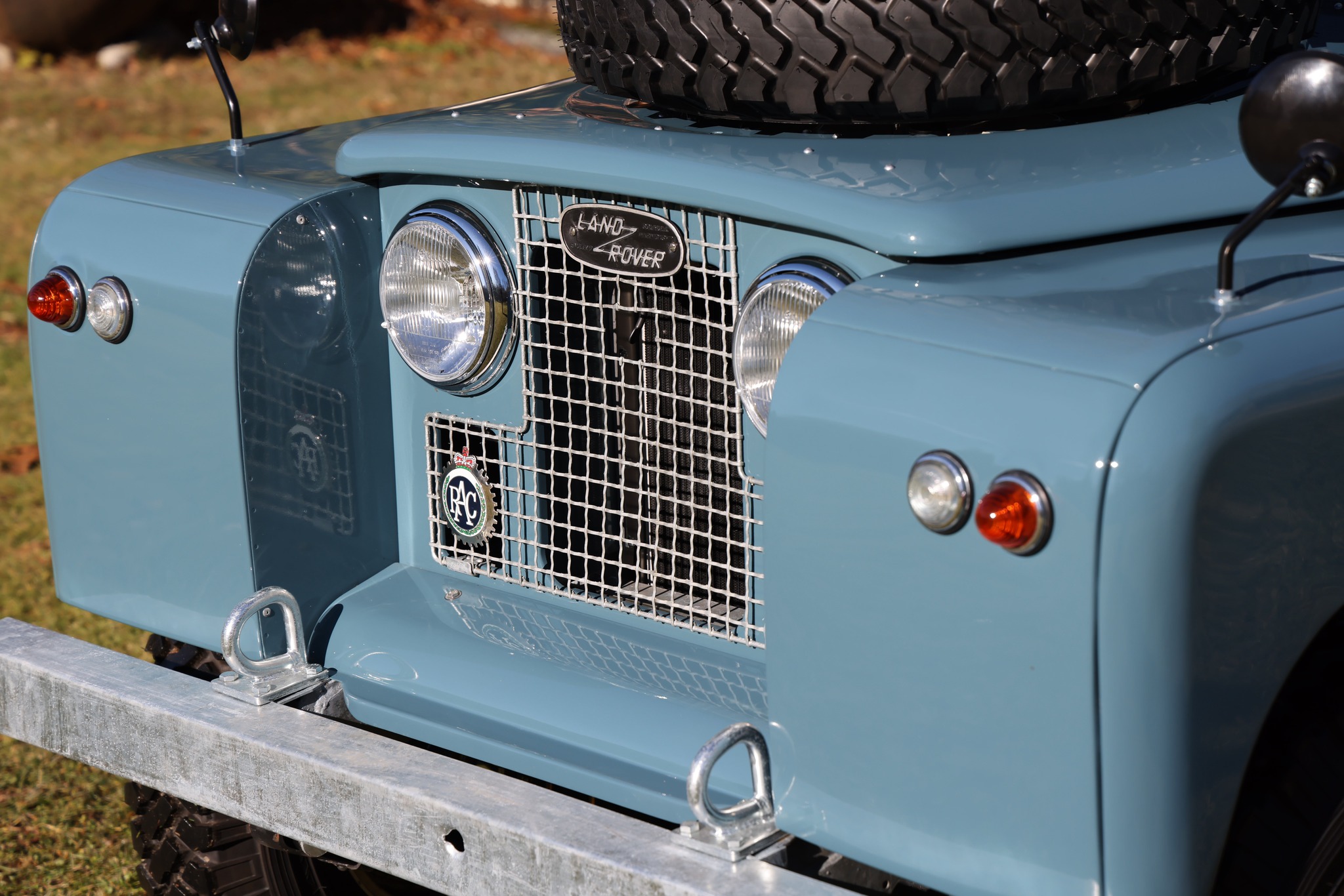 1965 Land Rover Series IIA Marine Blue 109 Inch Photo 21