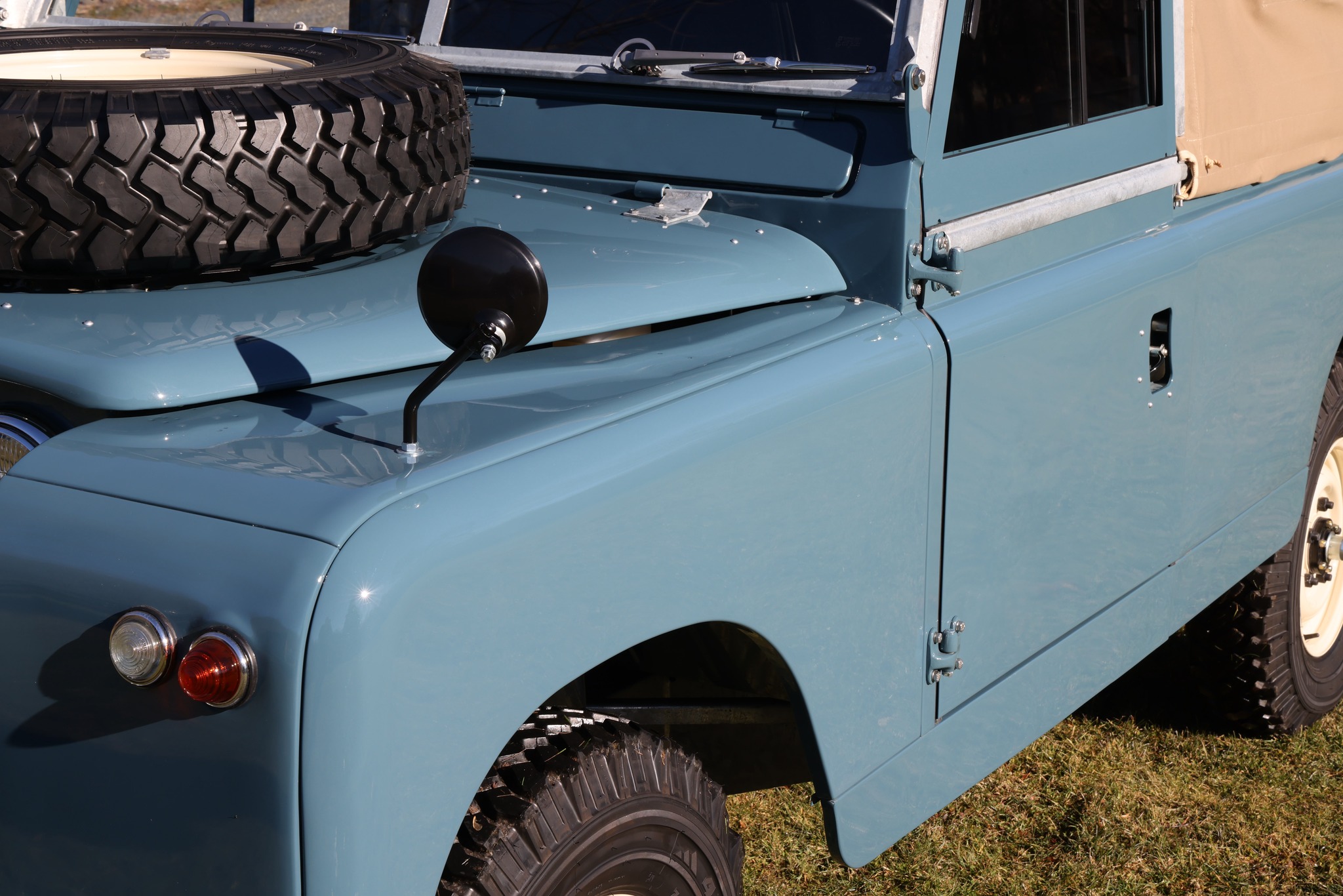 1965 Land Rover Series IIA Marine Blue 109 Inch Photo 23