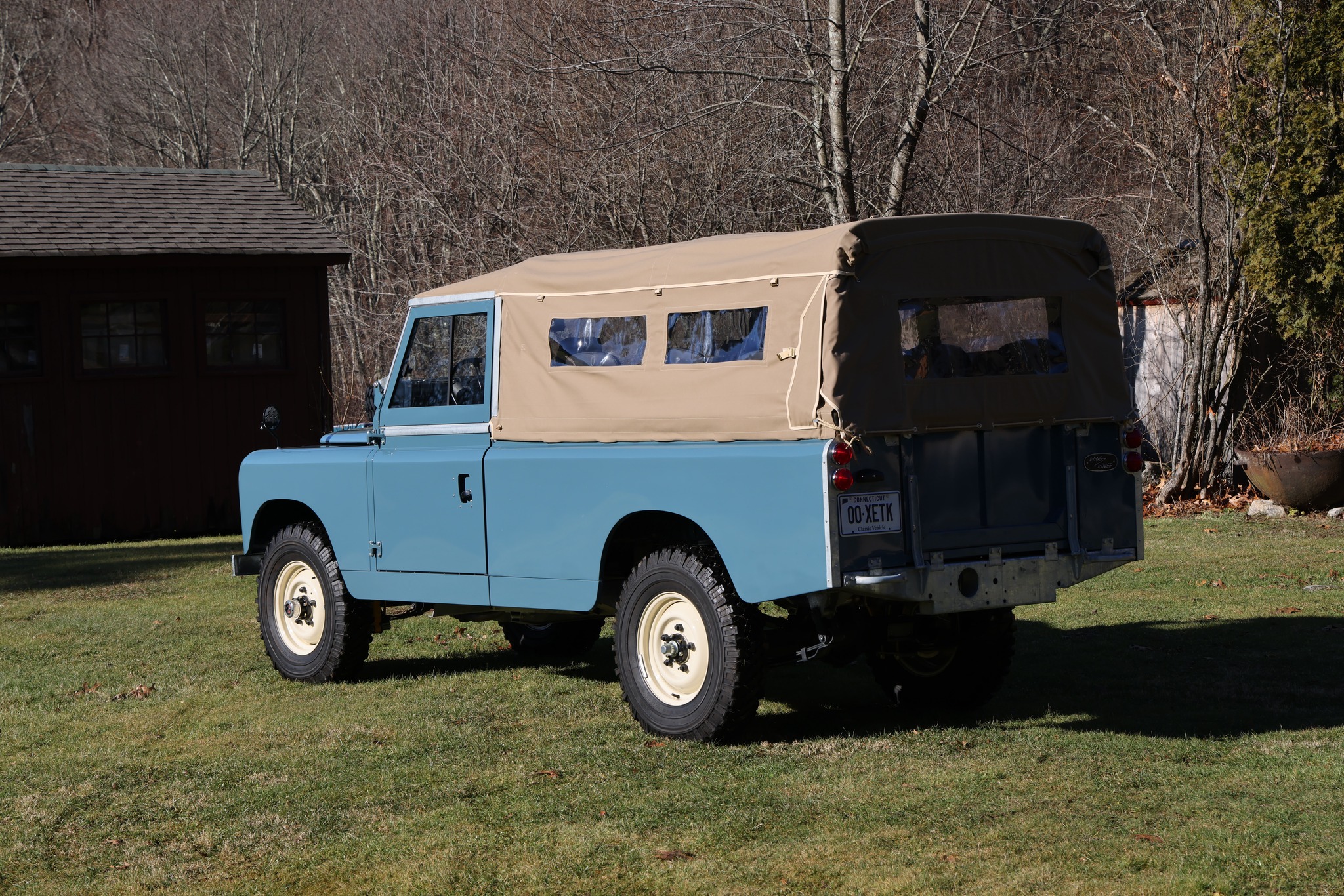 1965 Land Rover Series IIA Marine Blue 109 Inch Photo 5