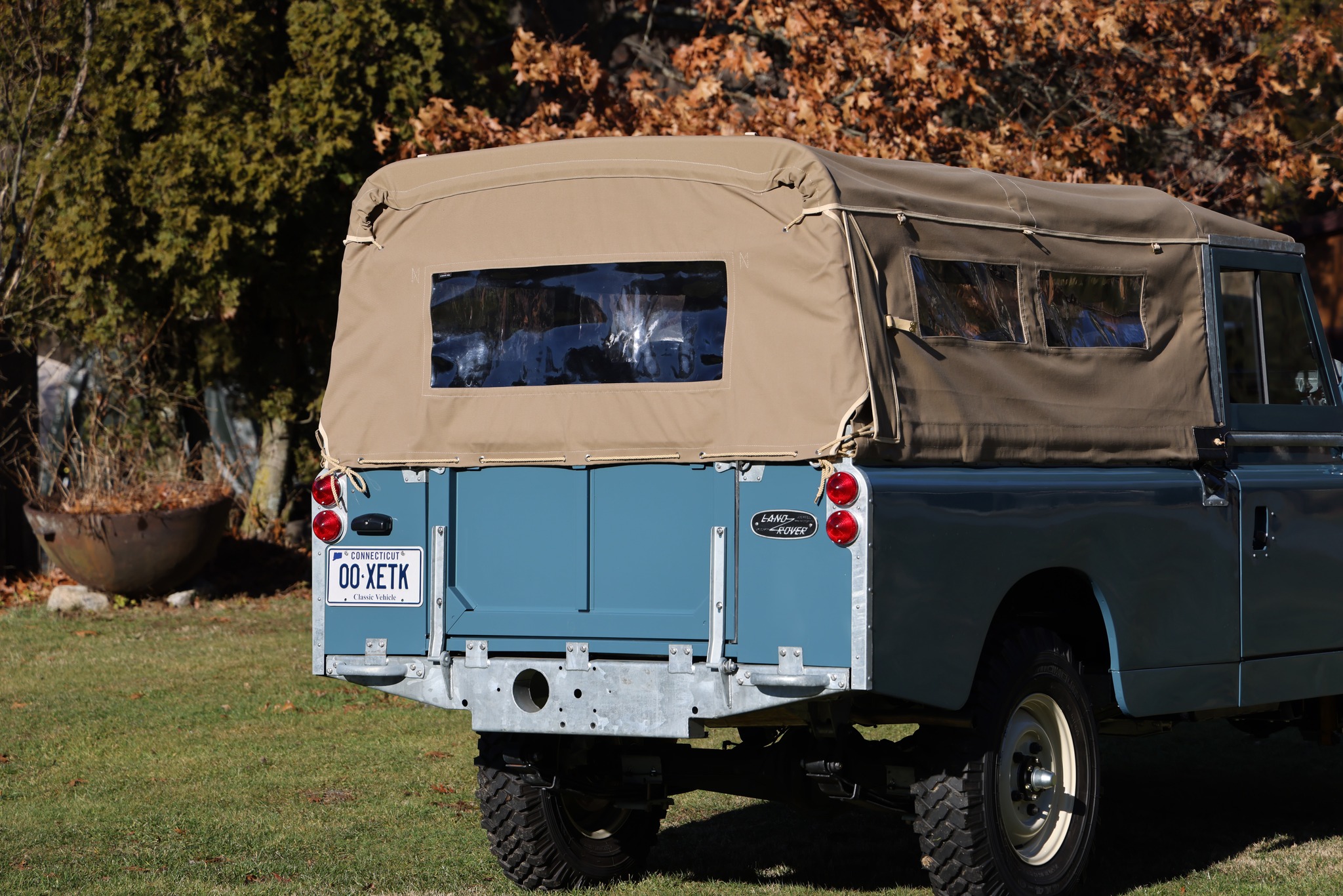 1965 Land Rover Series IIA Marine Blue 109 Inch Photo 8