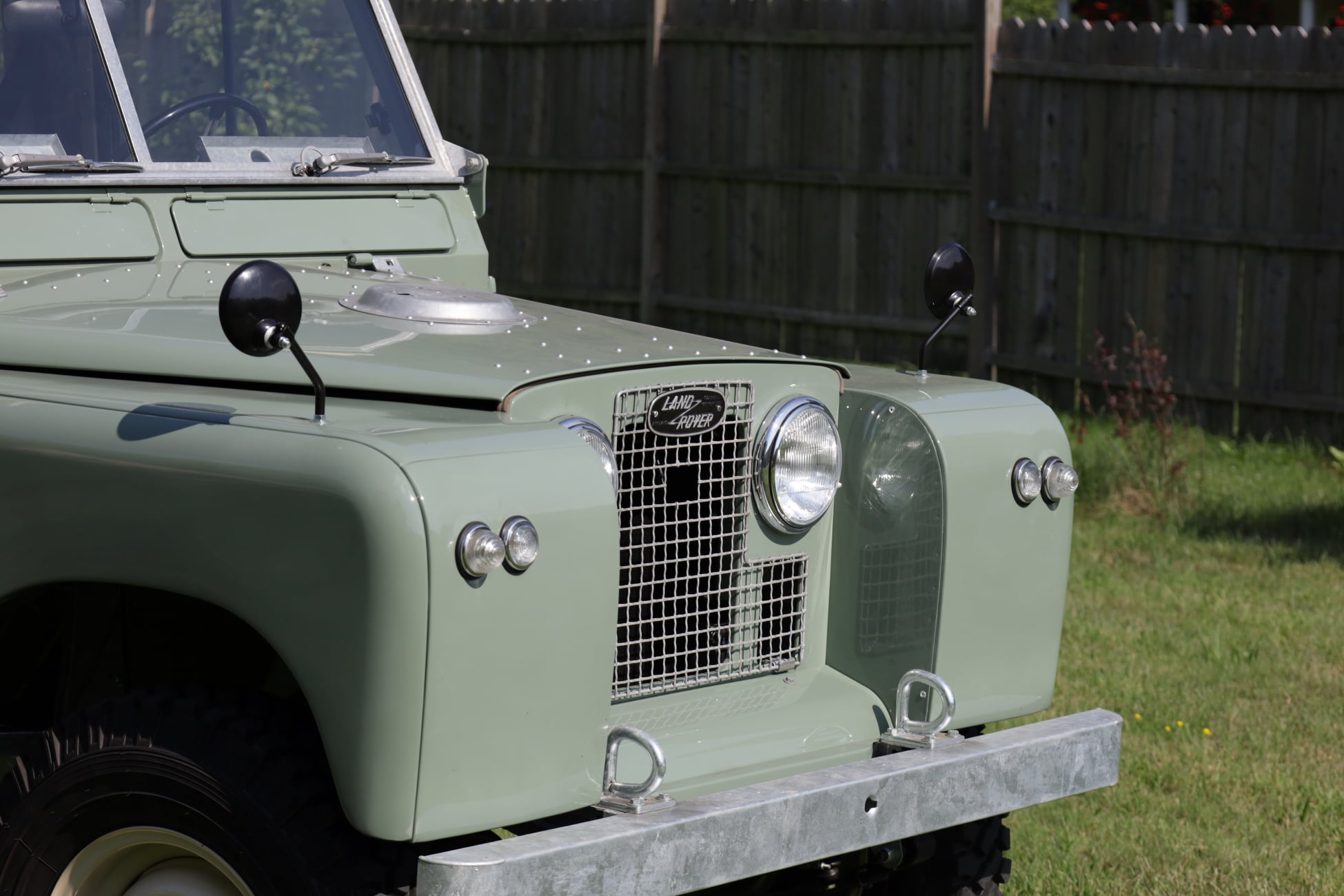 1965 Land Rover Series IIA Pastel Green Restored 10