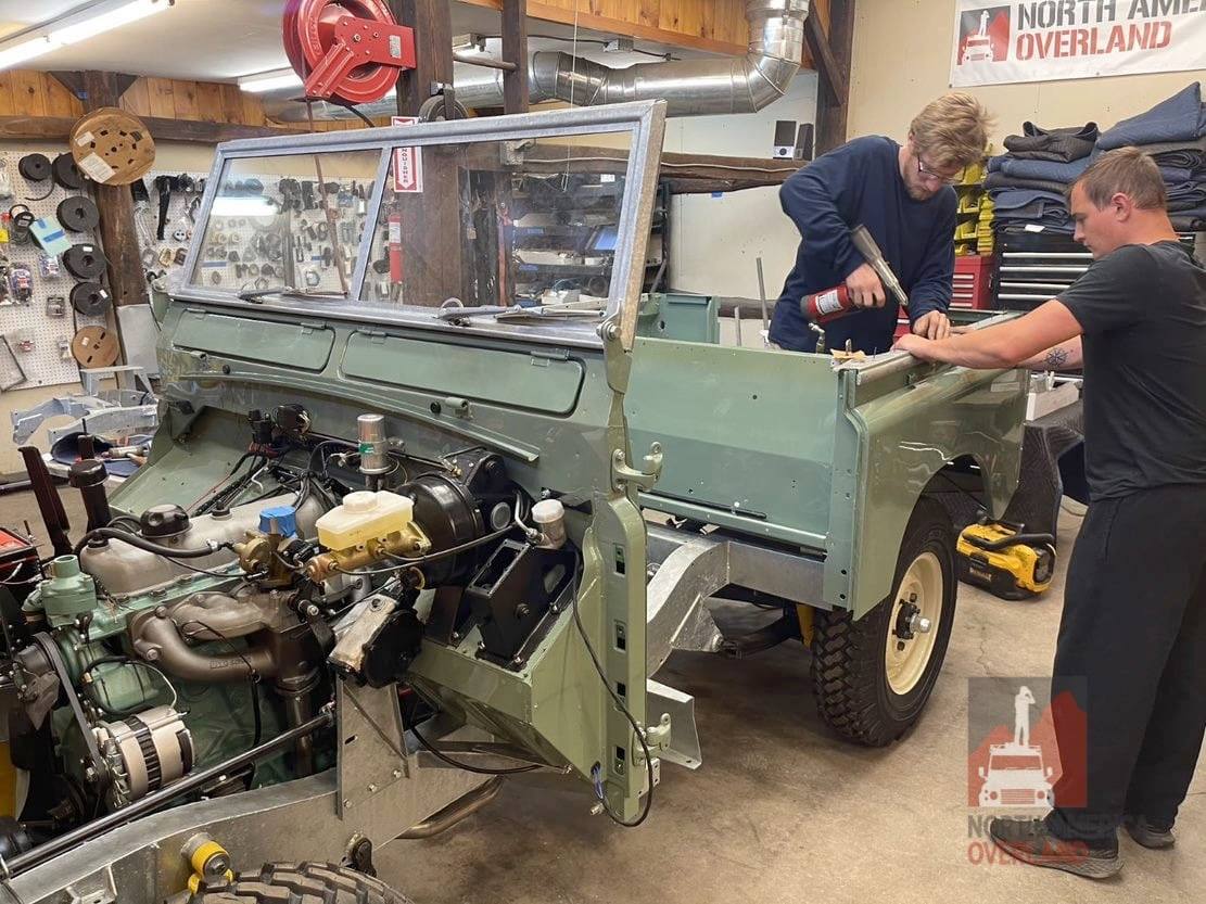 1965 Land Rover Series IIA Pastel Green Restored 19