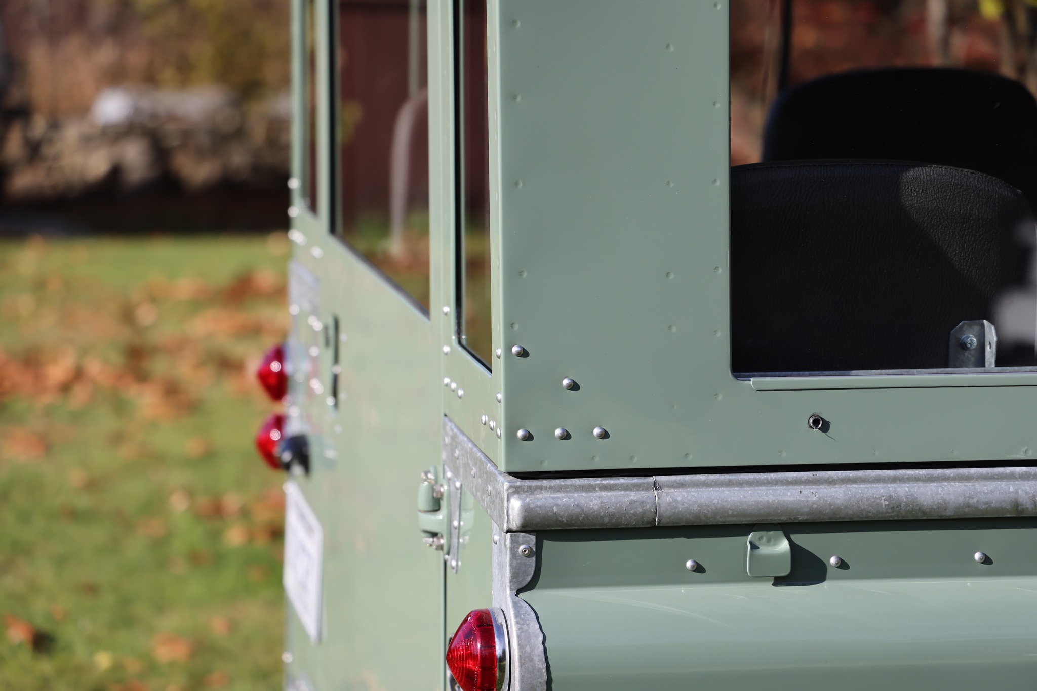 1965 Land Rover Series IIA Pastel Green Restored 18