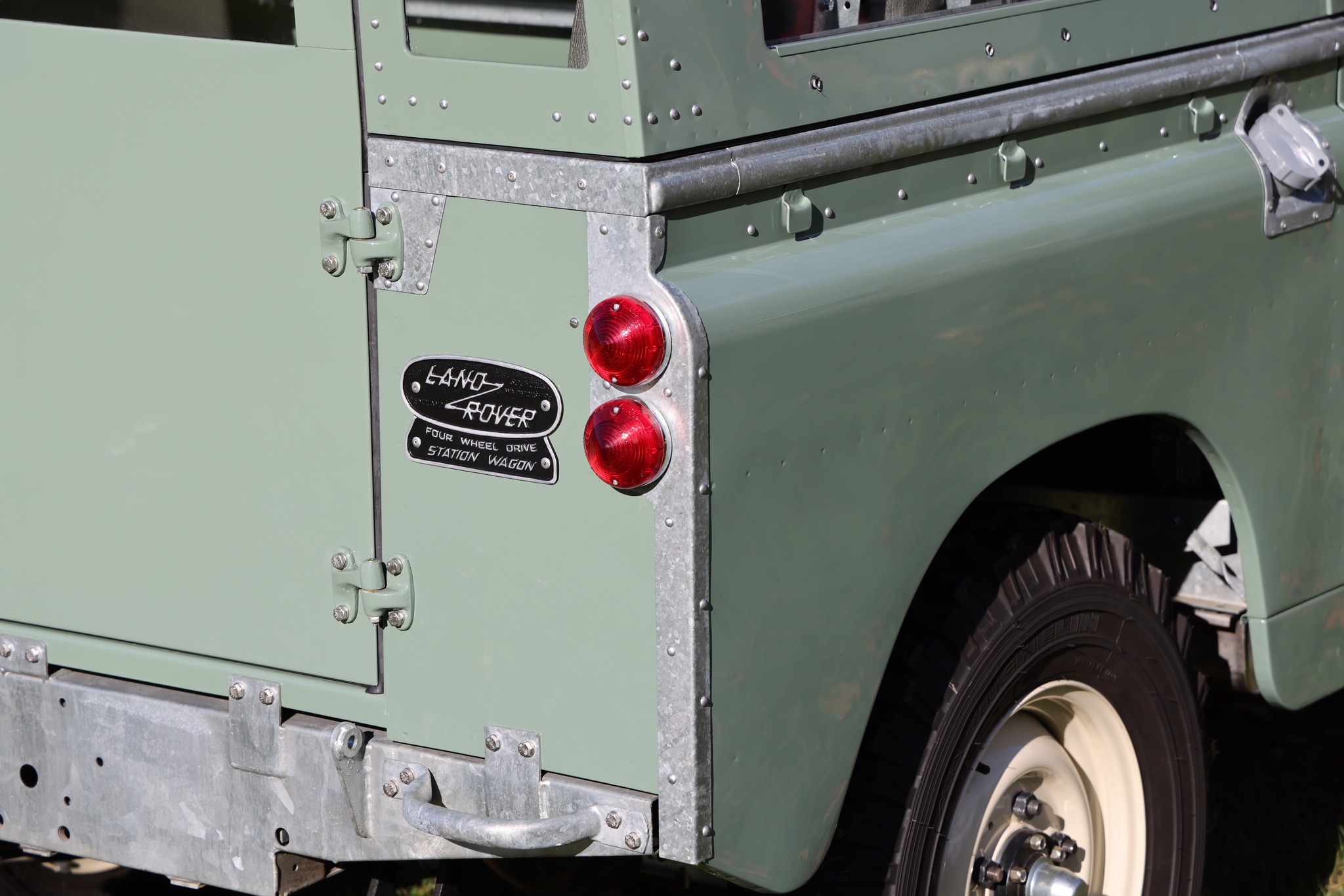 1965 Land Rover Series IIA Pastel Green Restored 19