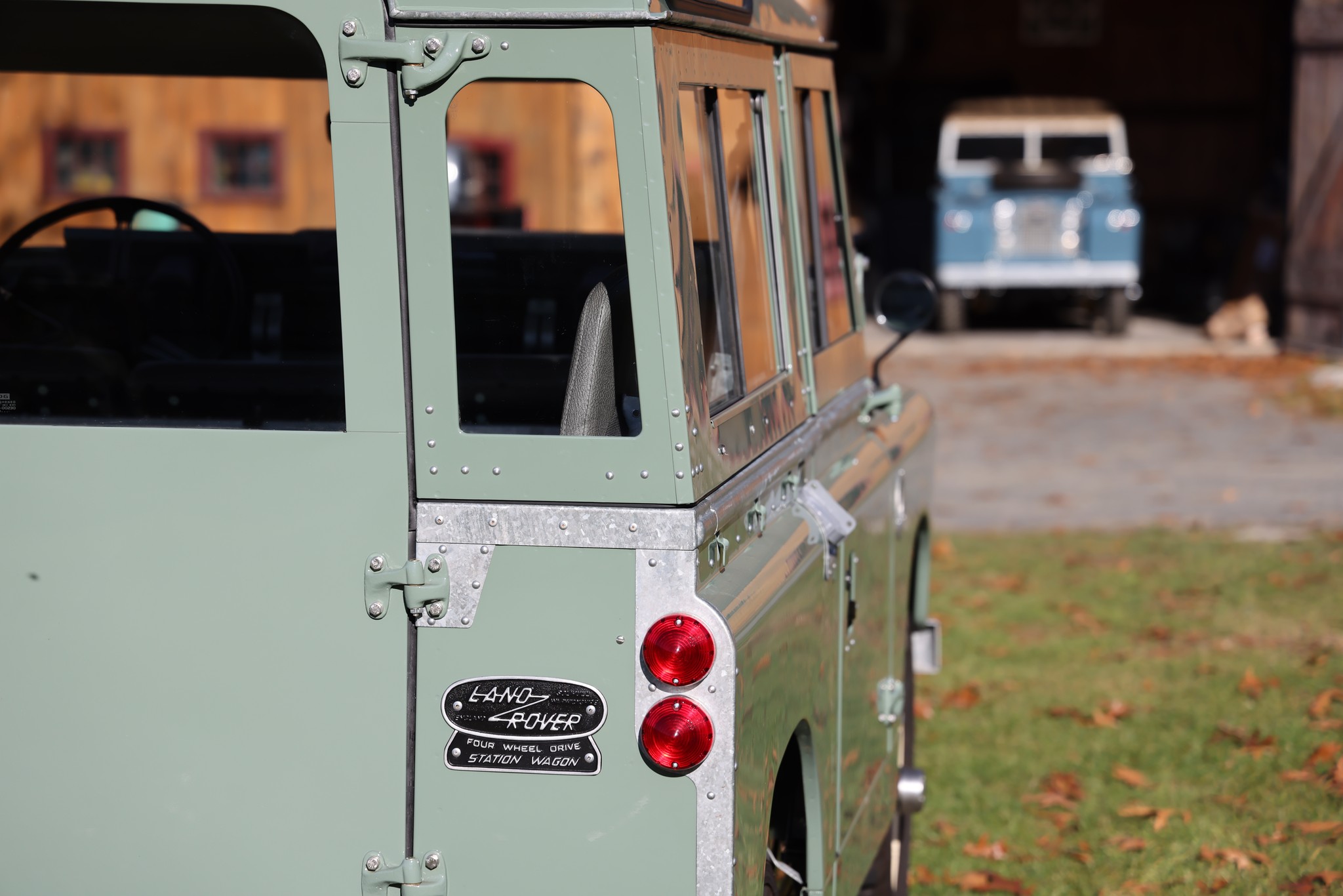 1965 Land Rover Series IIA Pastel Green Restored 20