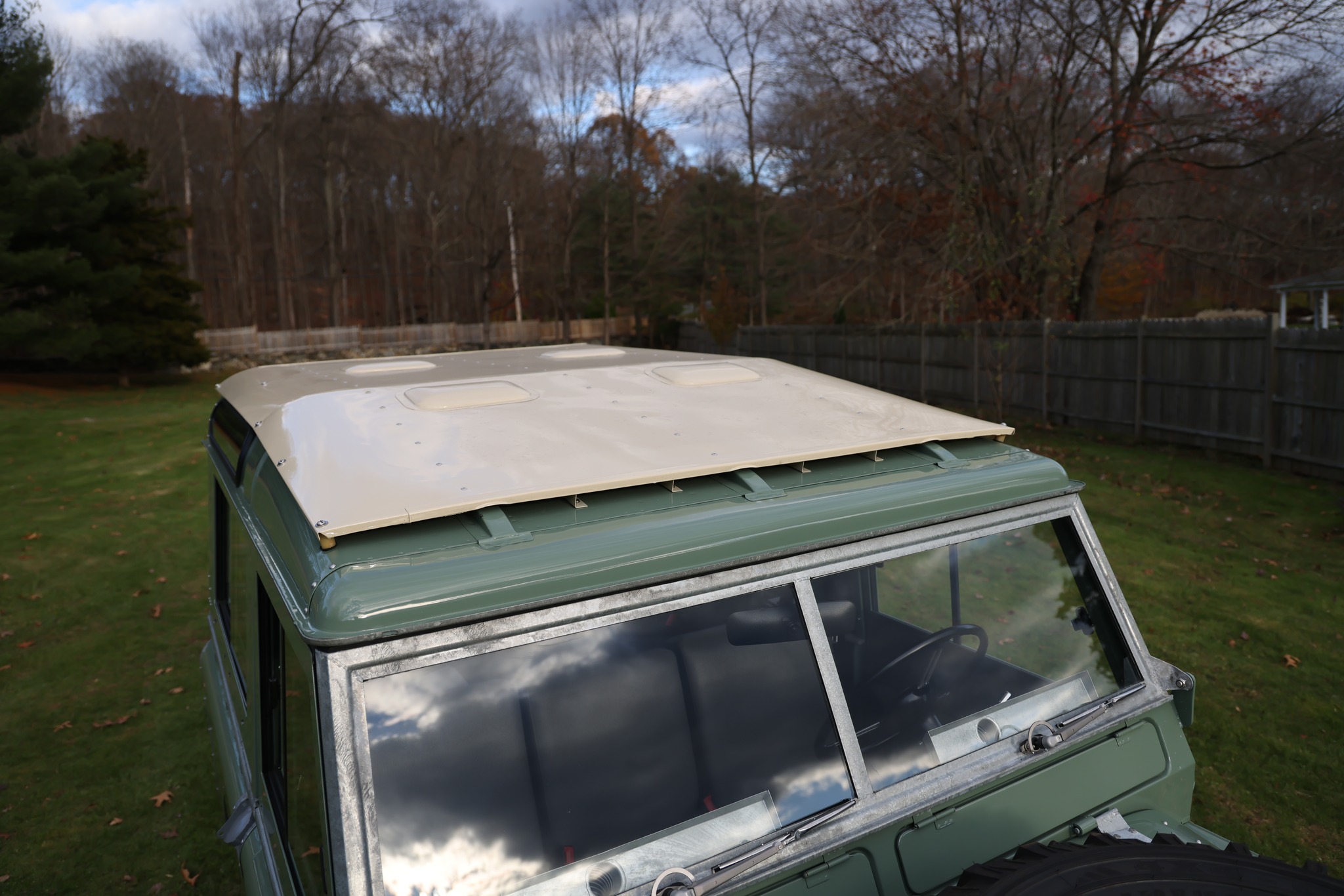 1965 Land Rover Series IIA Pastel Green Restored 22