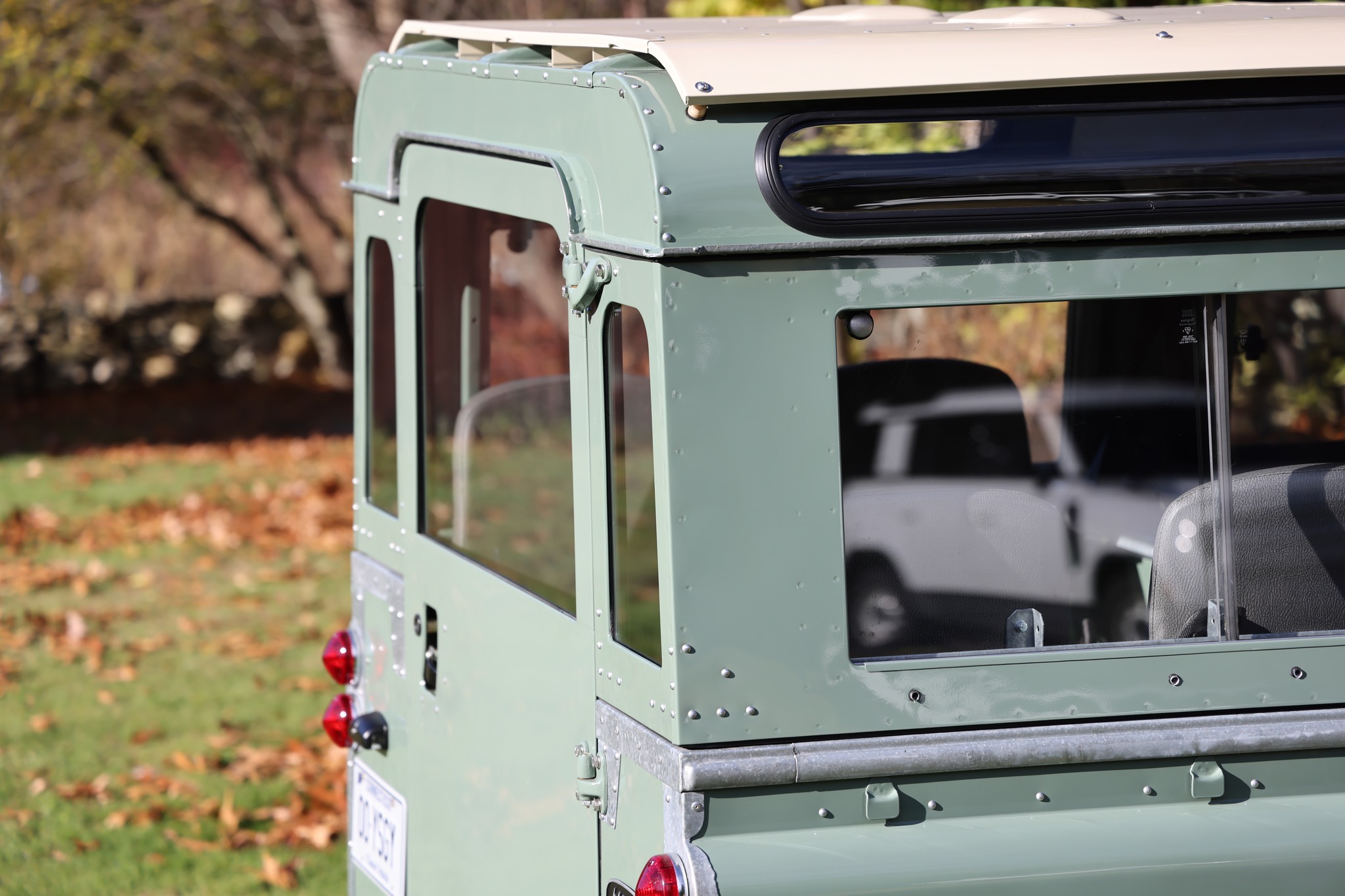 1965 Land Rover Series IIA Pastel Green Restored 24