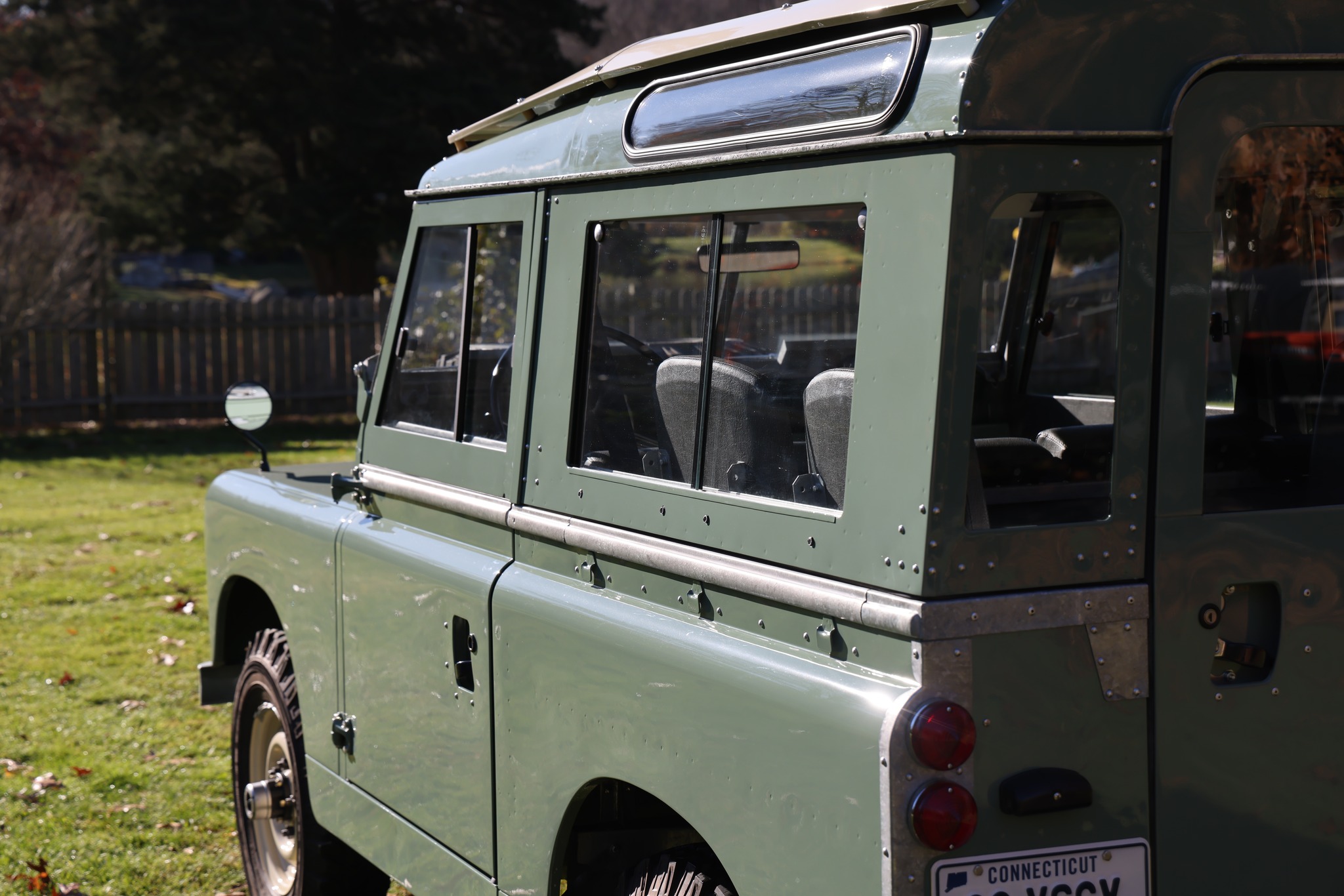 1965 Land Rover Series IIA Pastel Green Restored 25