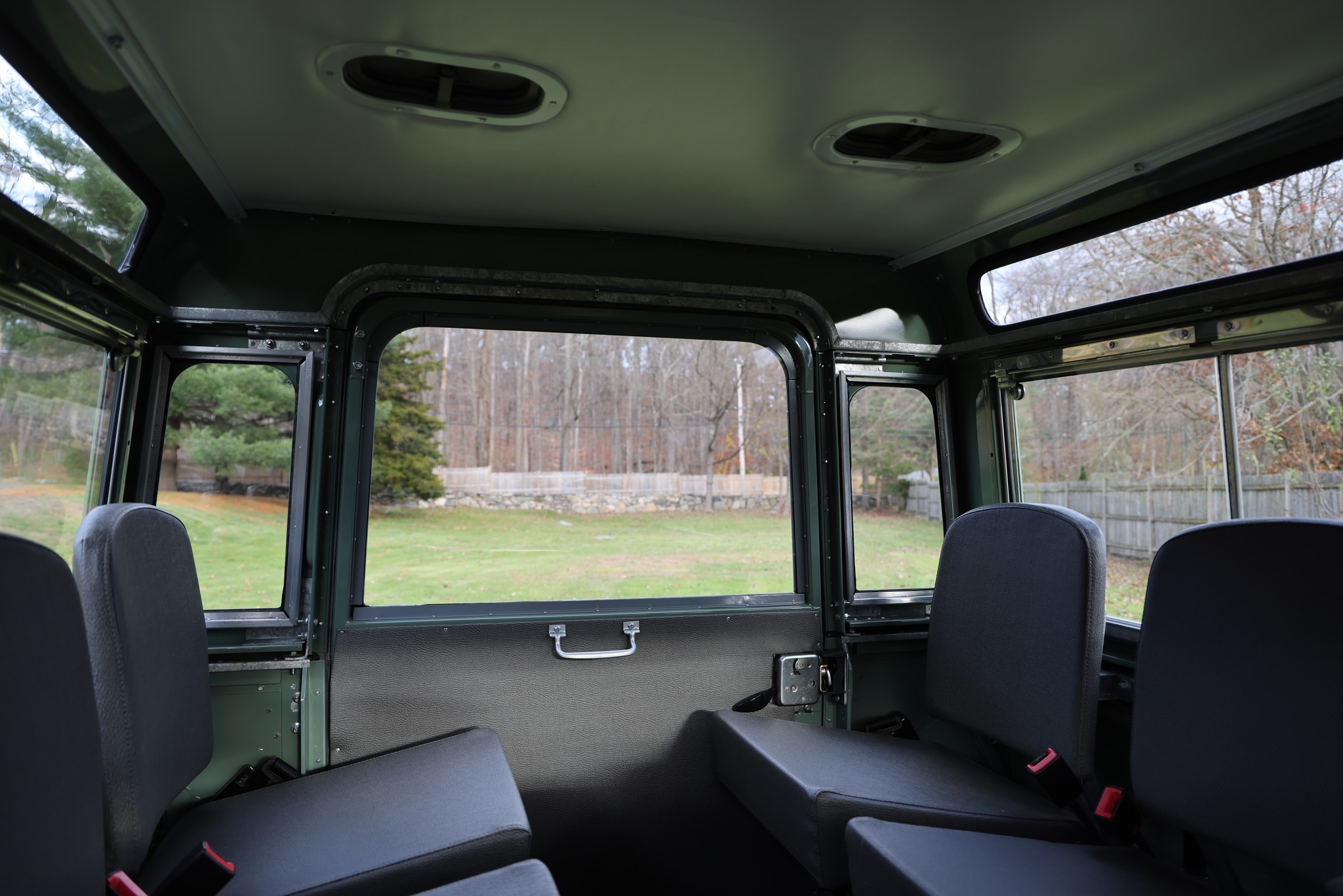 1965 Land Rover Series IIA Pastel Green Restored 31