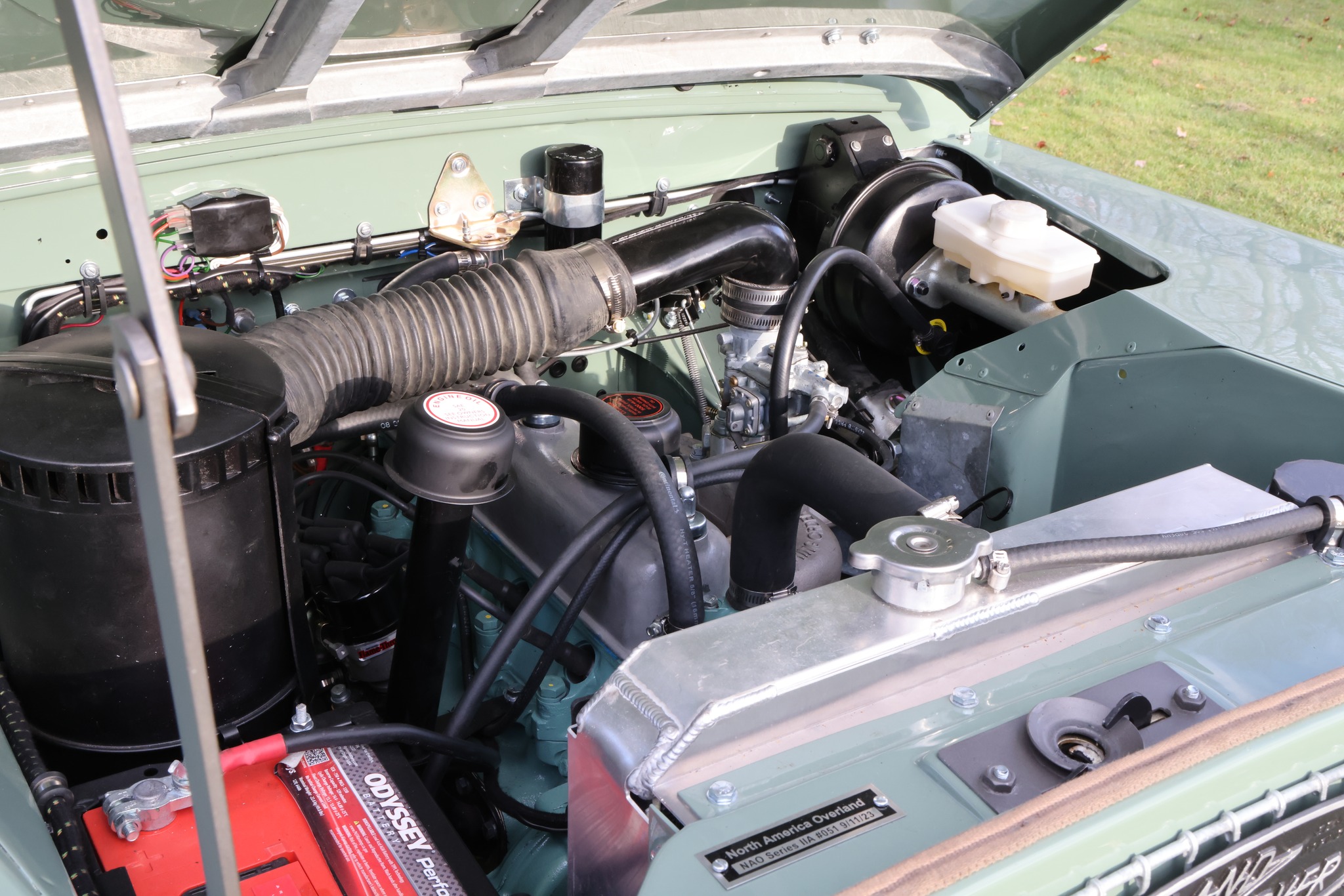 1965 Land Rover Series IIA Pastel Green Restored 40