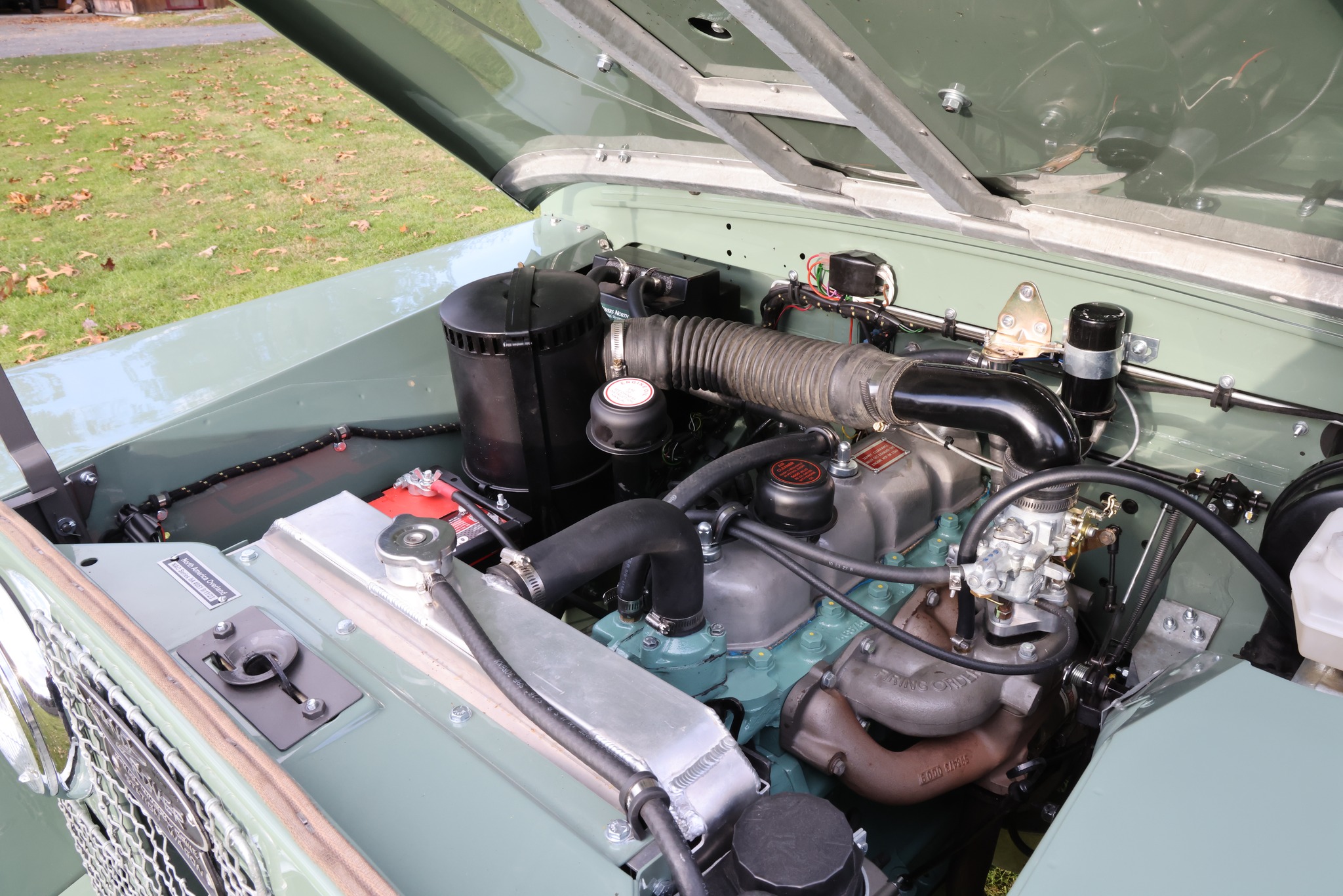 1965 Land Rover Series IIA Pastel Green Restored 41