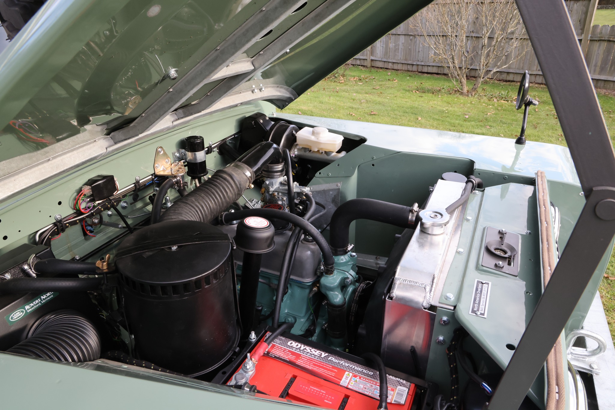 1965 Land Rover Series IIA Pastel Green Restored 43