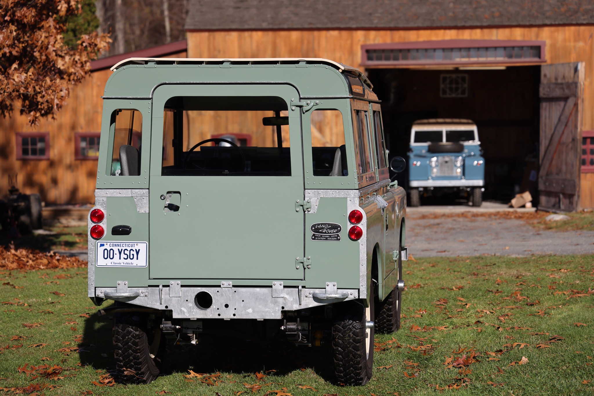 1965 Land Rover Series IIA Pastel Green Restored 5