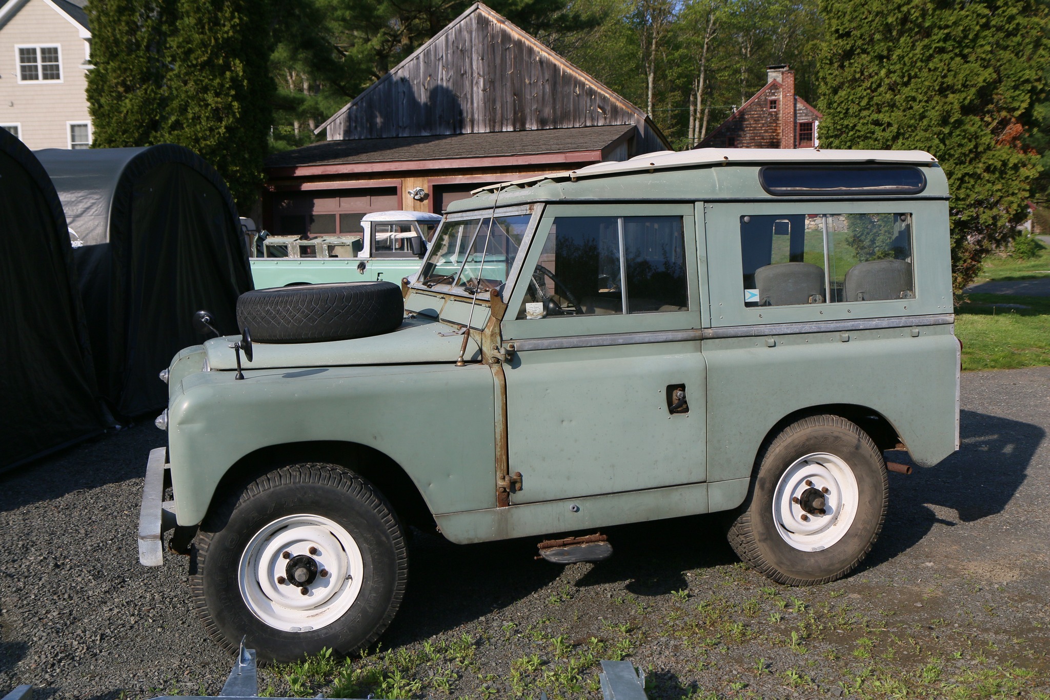 1965 Land Rover Series IIA Pastel Green Restored 52