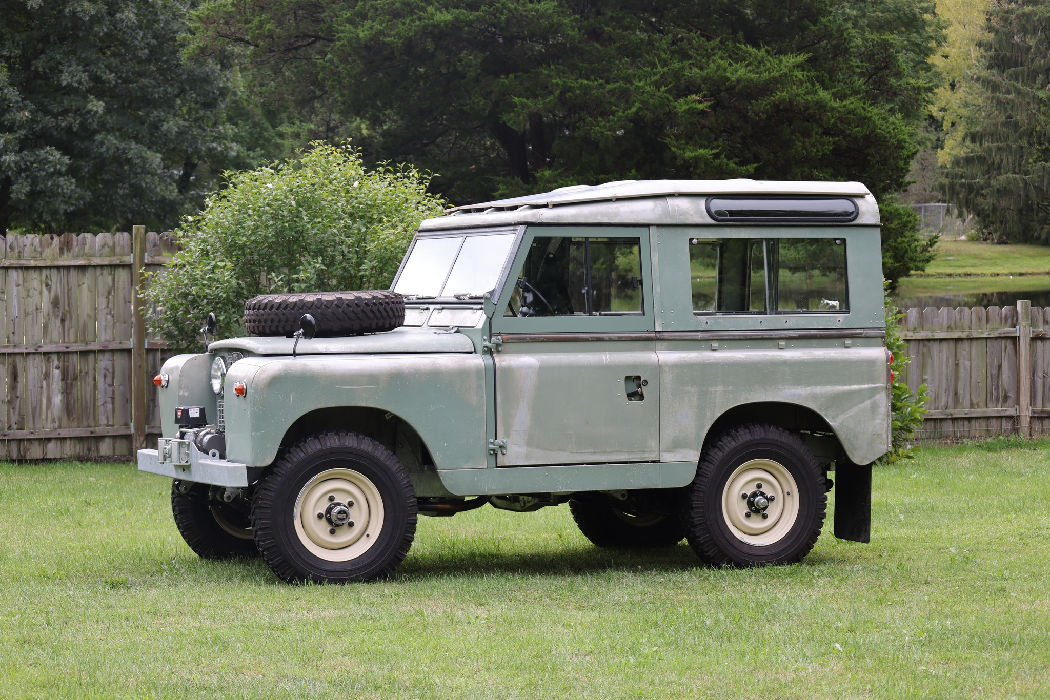 1965 Land Rover Series IIA Pastel Green Patina