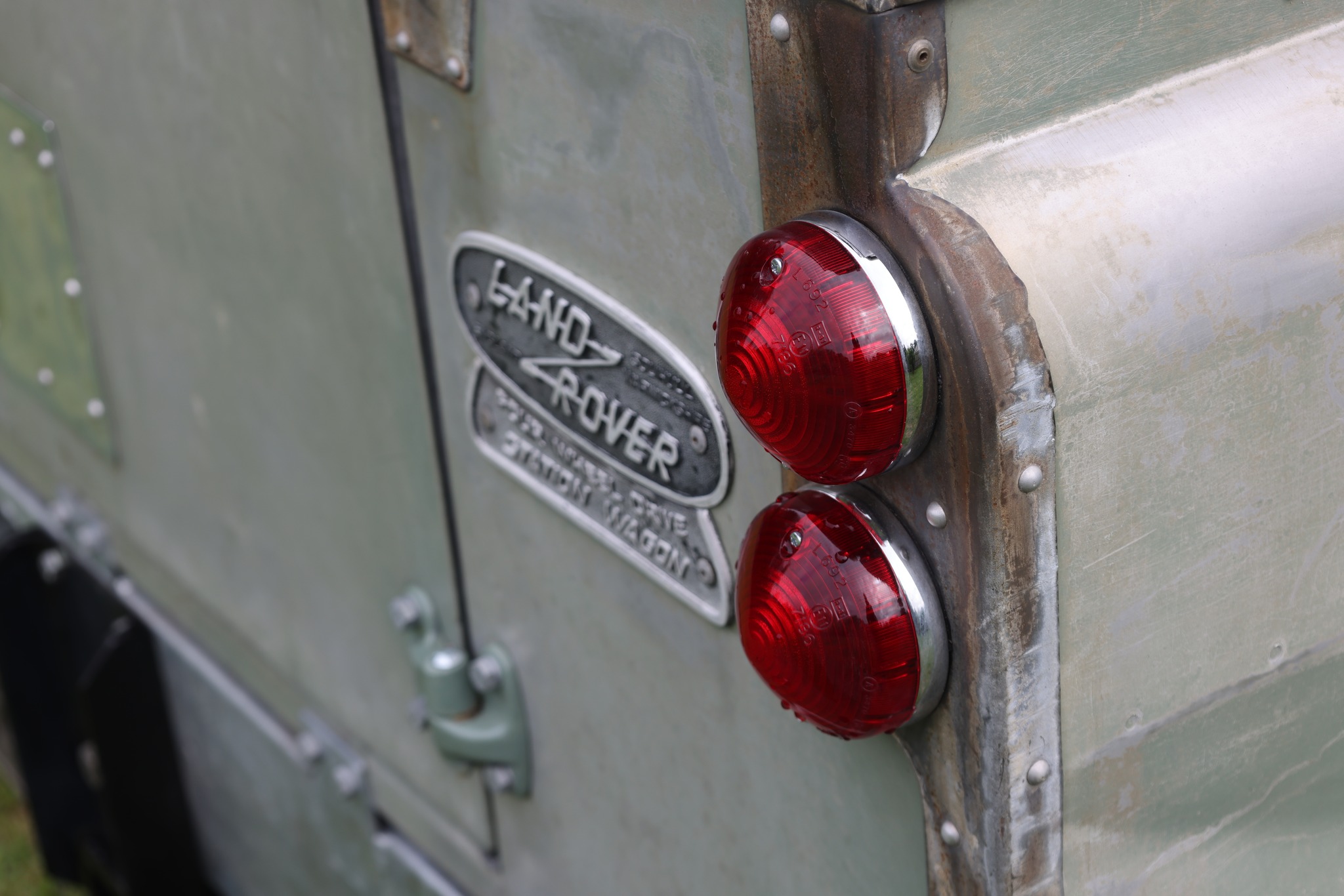 1965 Land Rover Series IIA Pastel Green Patina Restored 12