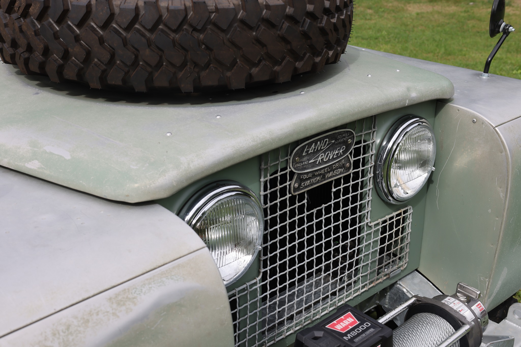 1965 Land Rover Series IIA Pastel Green Patina Restored 15