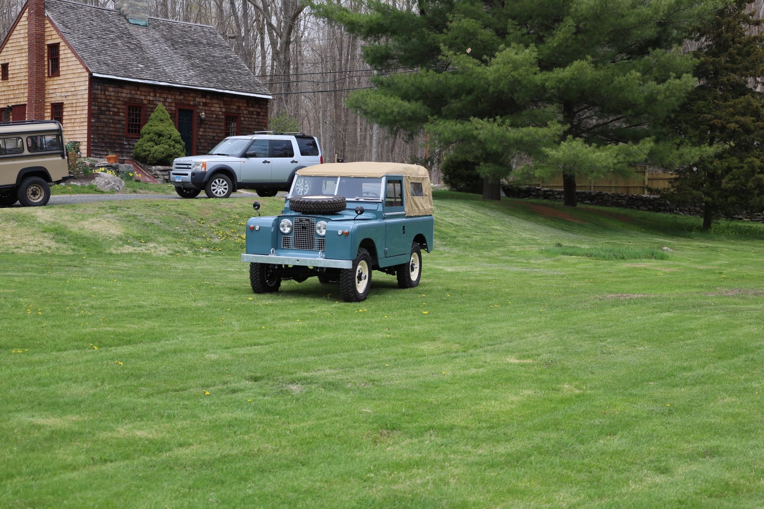 1966 Land Rover Series IIA Marine Blue Restored 2