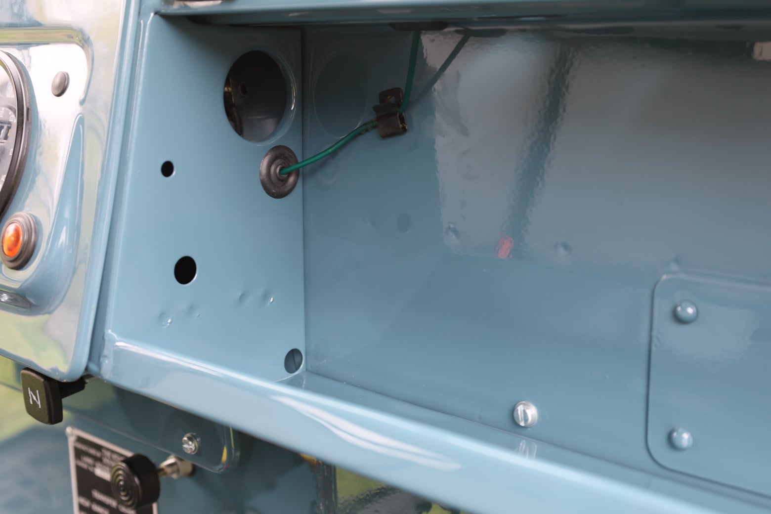 1966 Land Rover Series IIA Marine Blue Restored 25