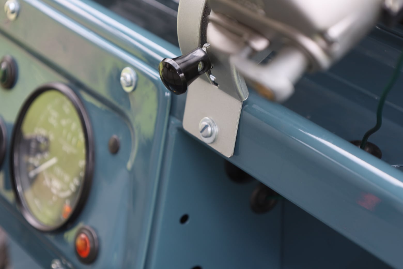 1966 Land Rover Series IIA Marine Blue Restored 26