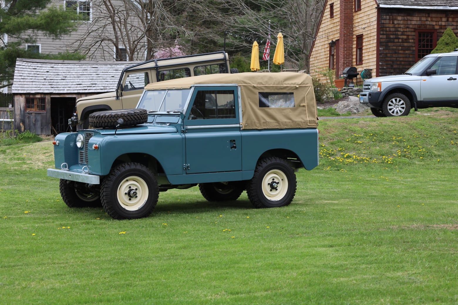 1966 Land Rover Series IIA Marine Blue Restored 4