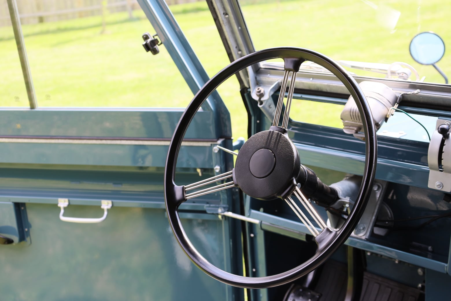 1966 Land Rover Series IIA Marine Blue Restored 41