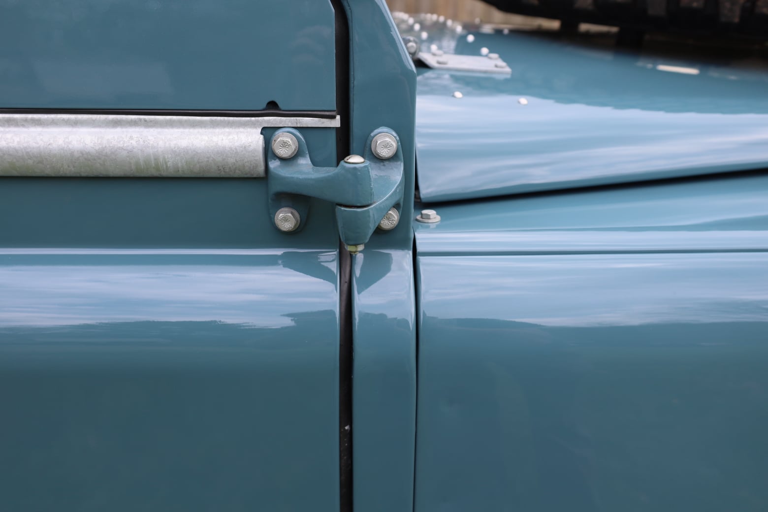 1966 Land Rover Series IIA Marine Blue Restored 44