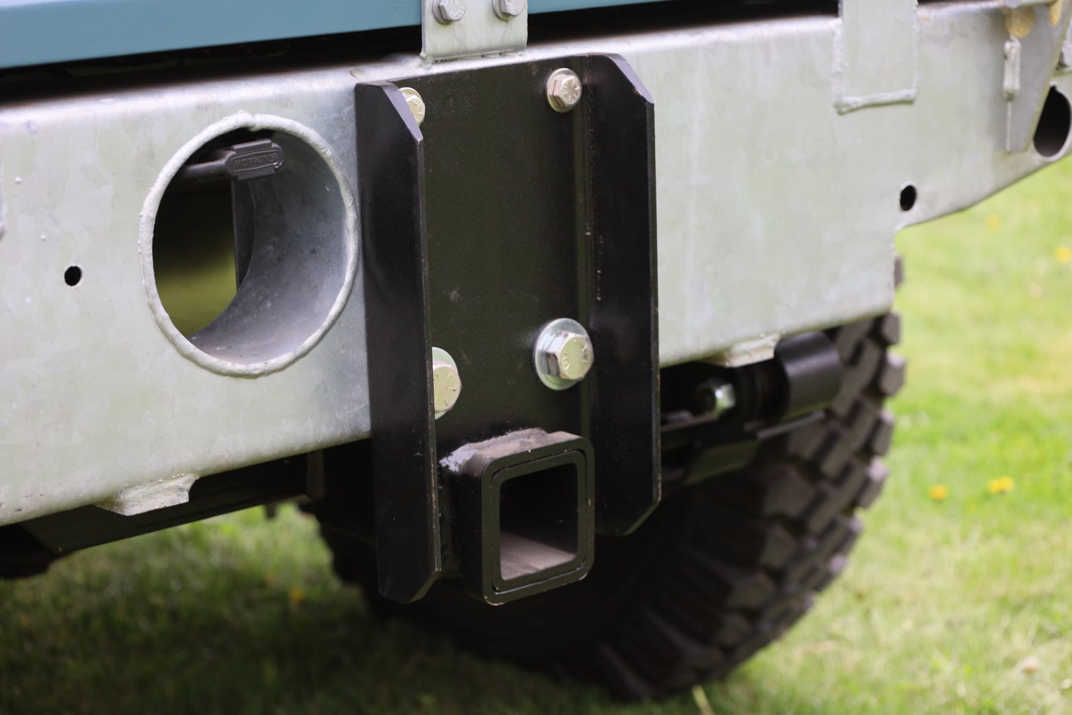 1966 Land Rover Series IIA Marine Blue Restored 52