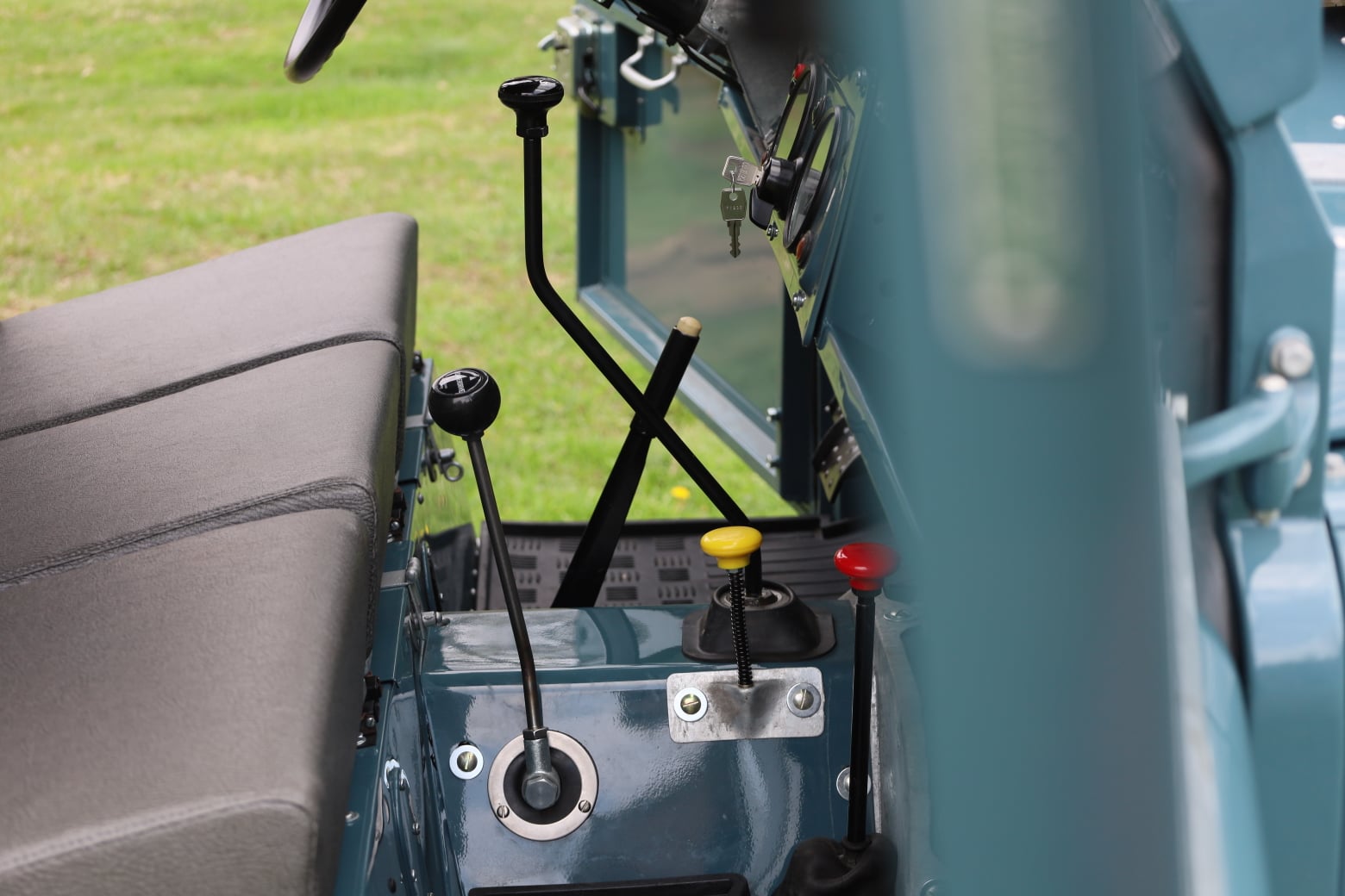 1966 Land Rover Series IIA Marine Blue Restored 57